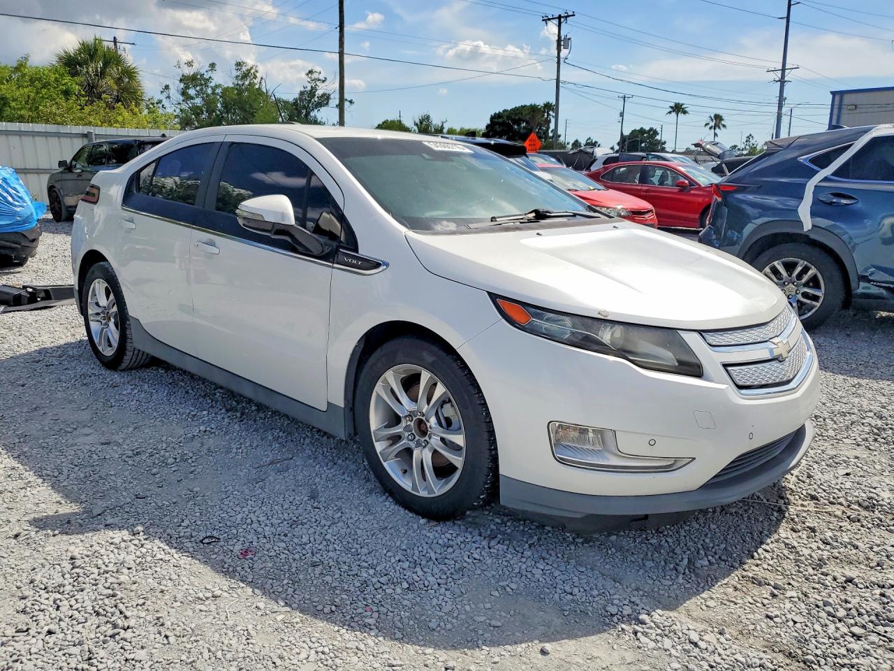 2015 Chevrolet Volt White vin: 1G1RB6E44FU106624
