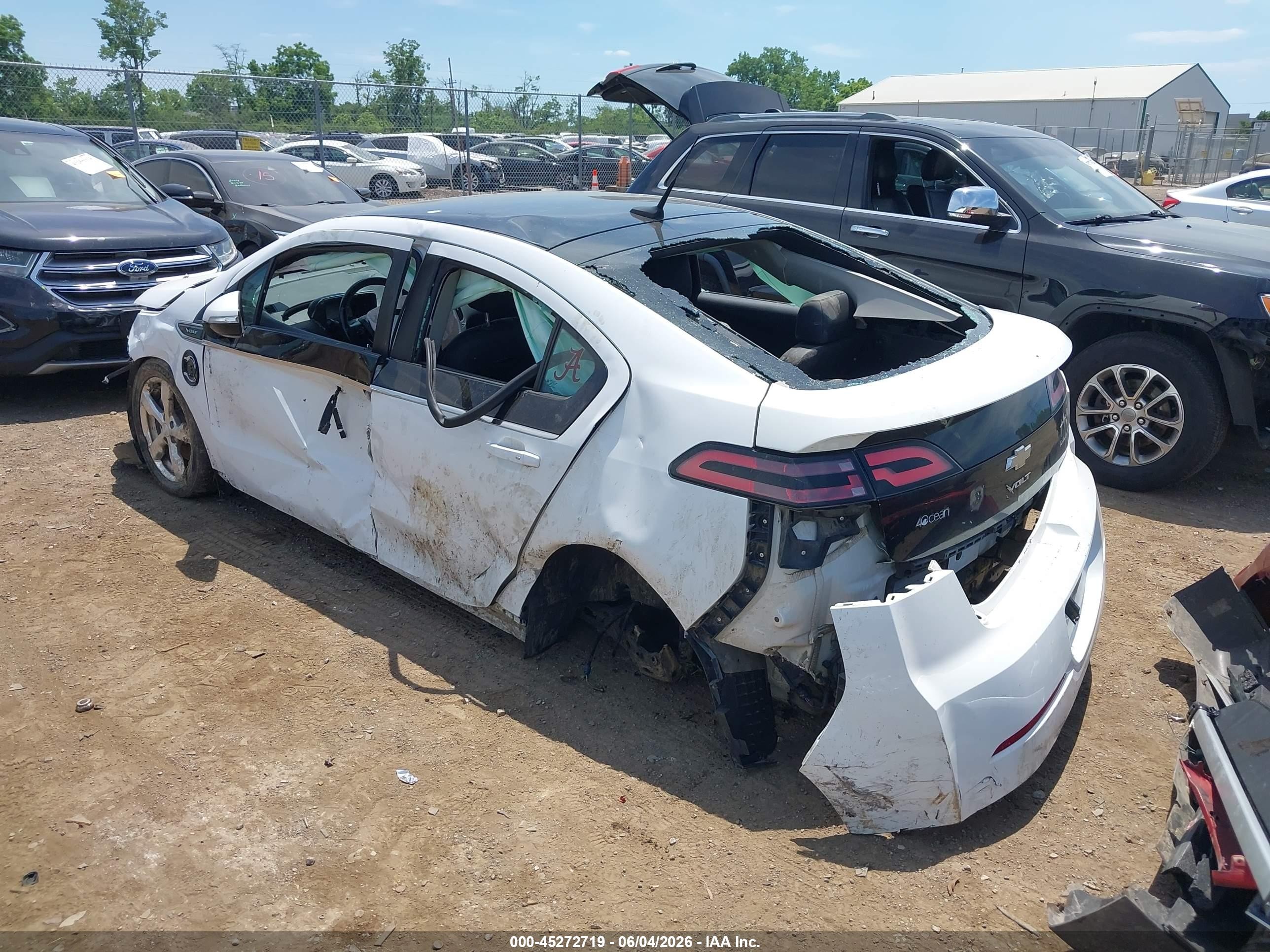 2012 Chevrolet Volt   Blue vin: 1G1RB6E45CU110614
