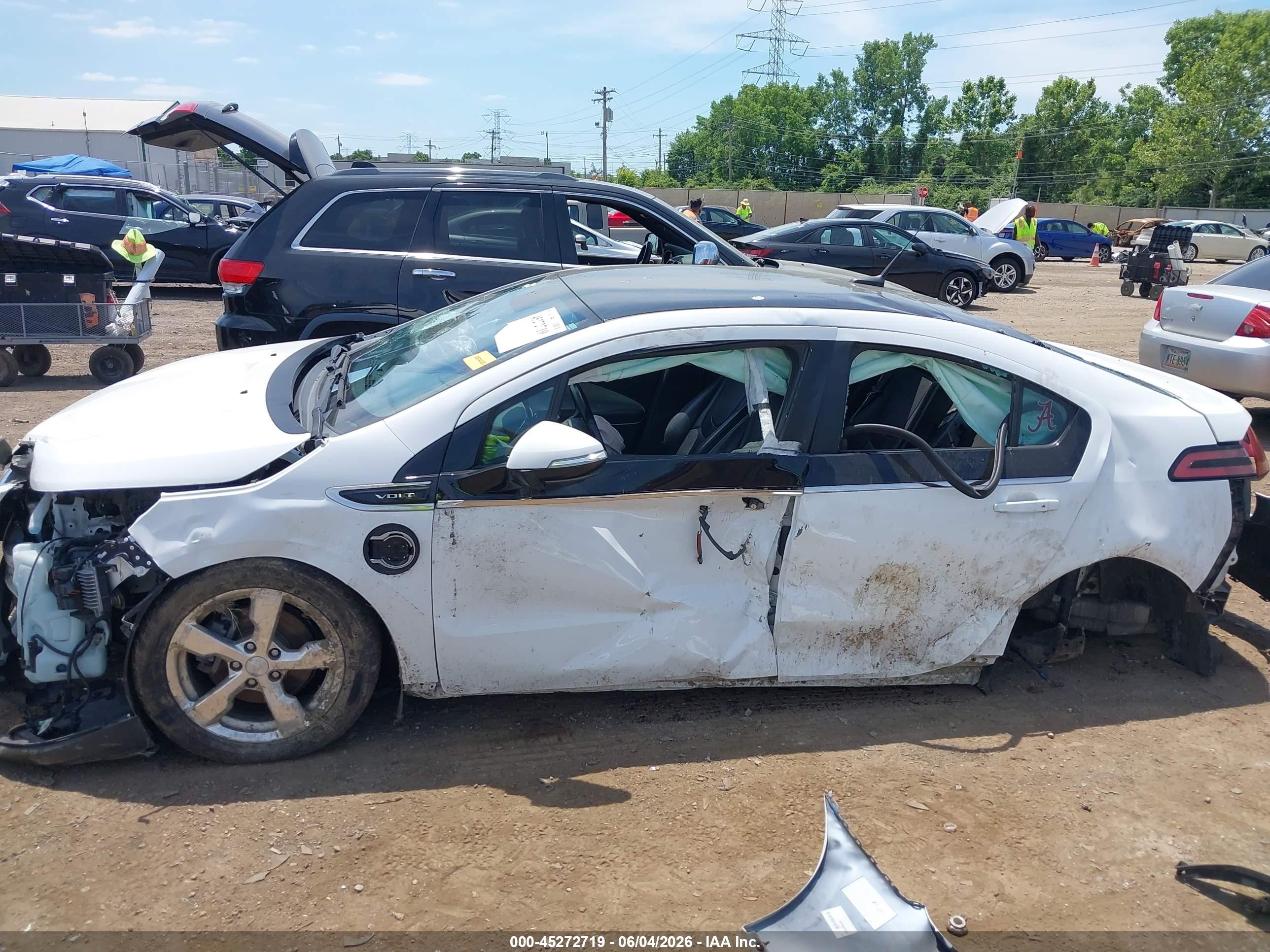 2012 Chevrolet Volt   Blue vin: 1G1RB6E45CU110614