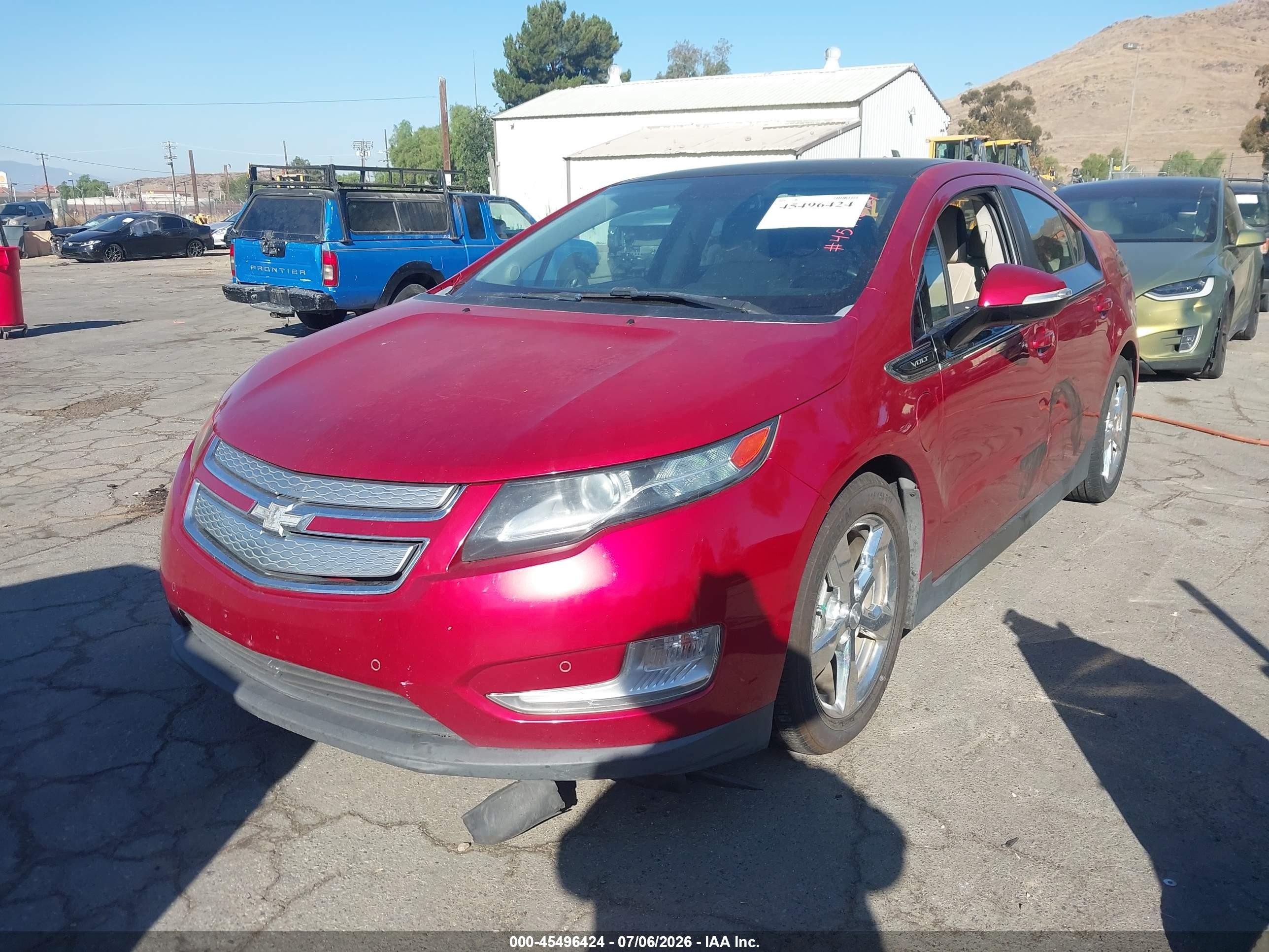 2012 Chevrolet Volt   Red vin: 1G1RB6E45CU122682