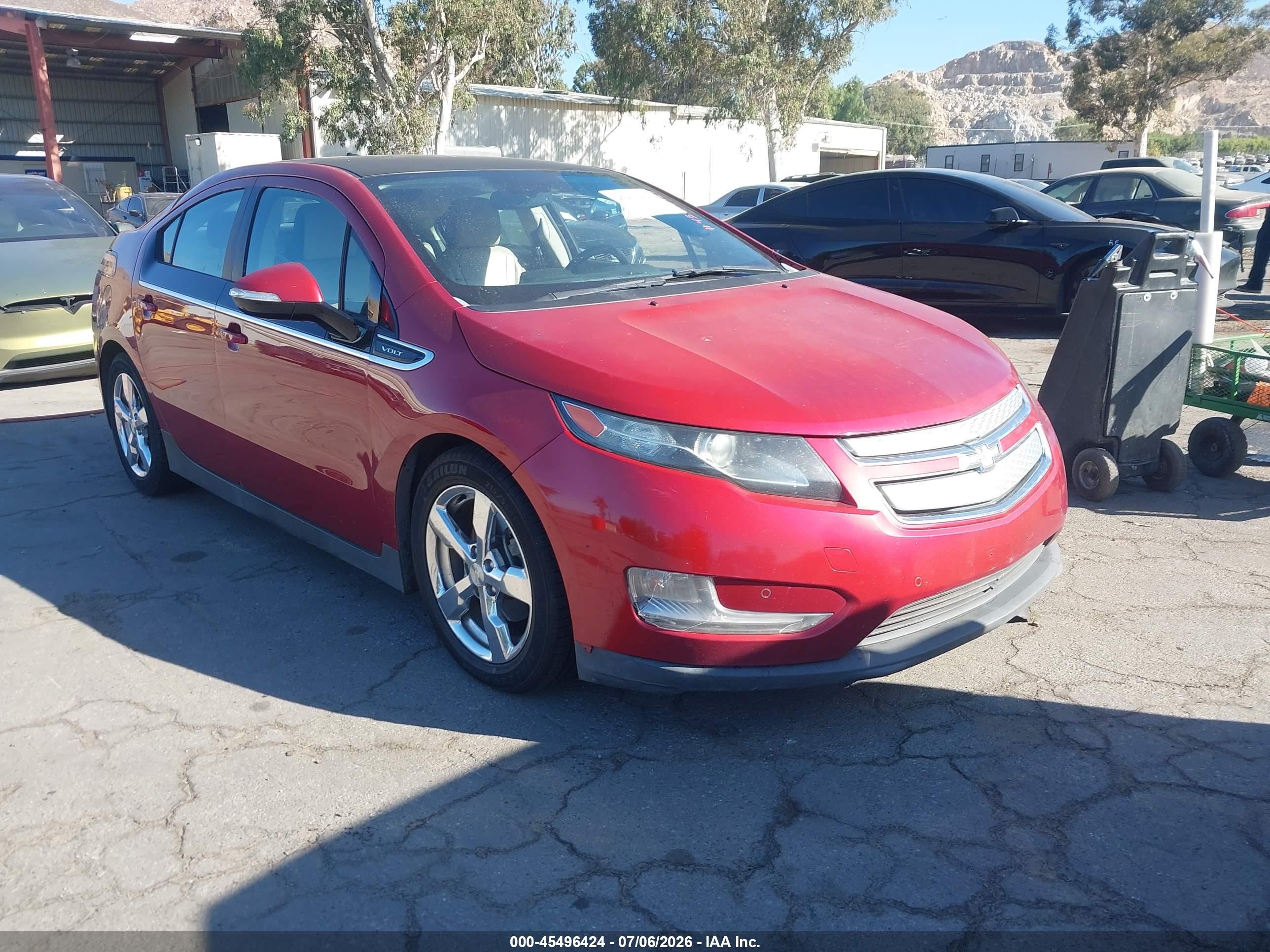 2012 Chevrolet Volt   Red vin: 1G1RB6E45CU122682