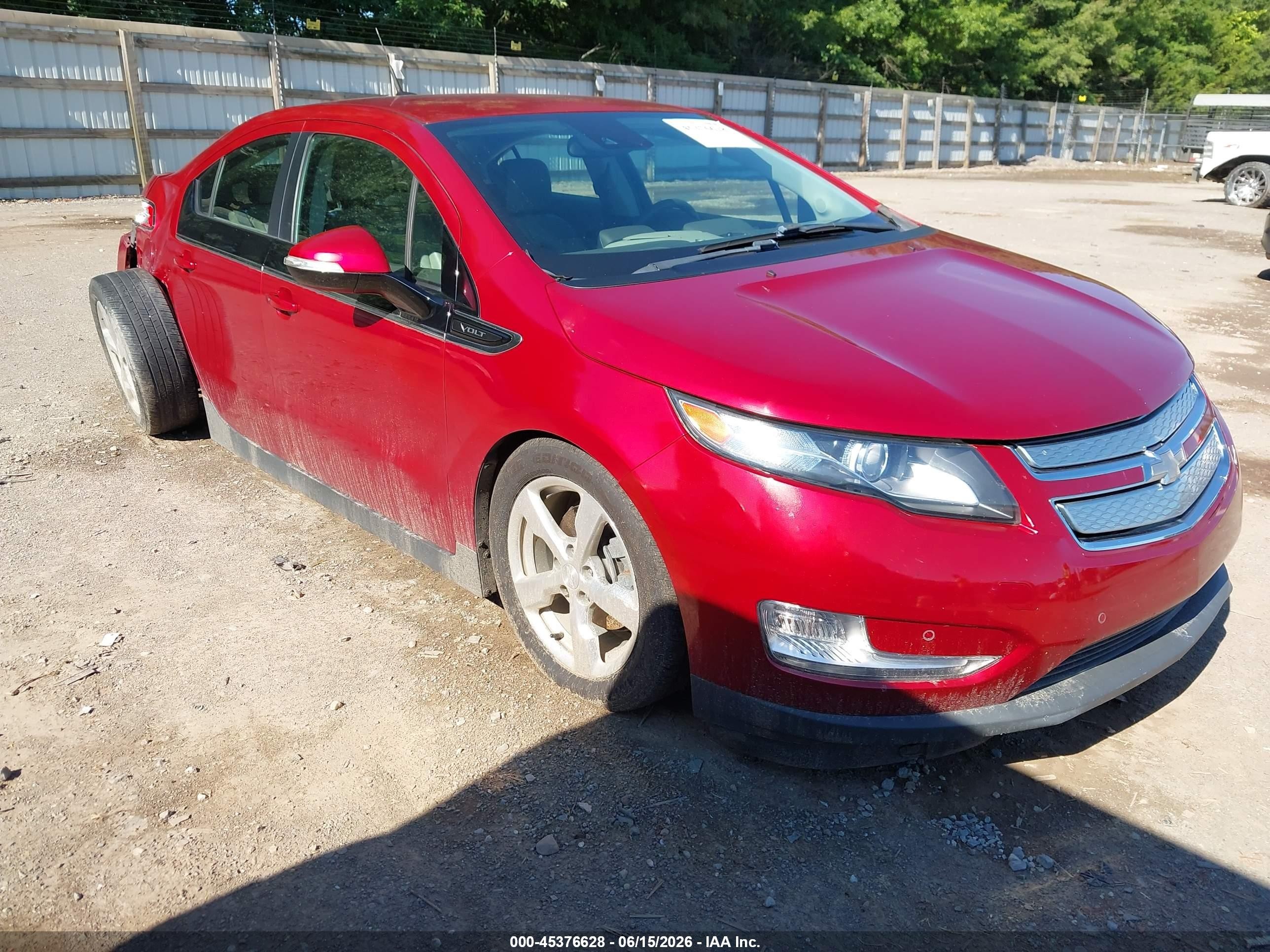 2013 Chevrolet Volt   Red vin: 1G1RB6E45DU145901