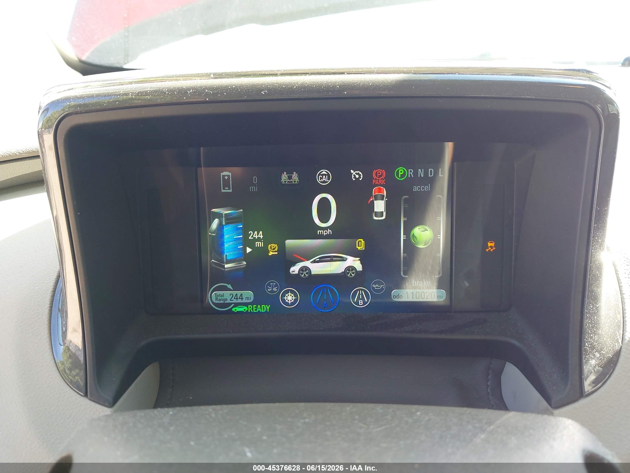 2013 Chevrolet Volt   Red vin: 1G1RB6E45DU145901