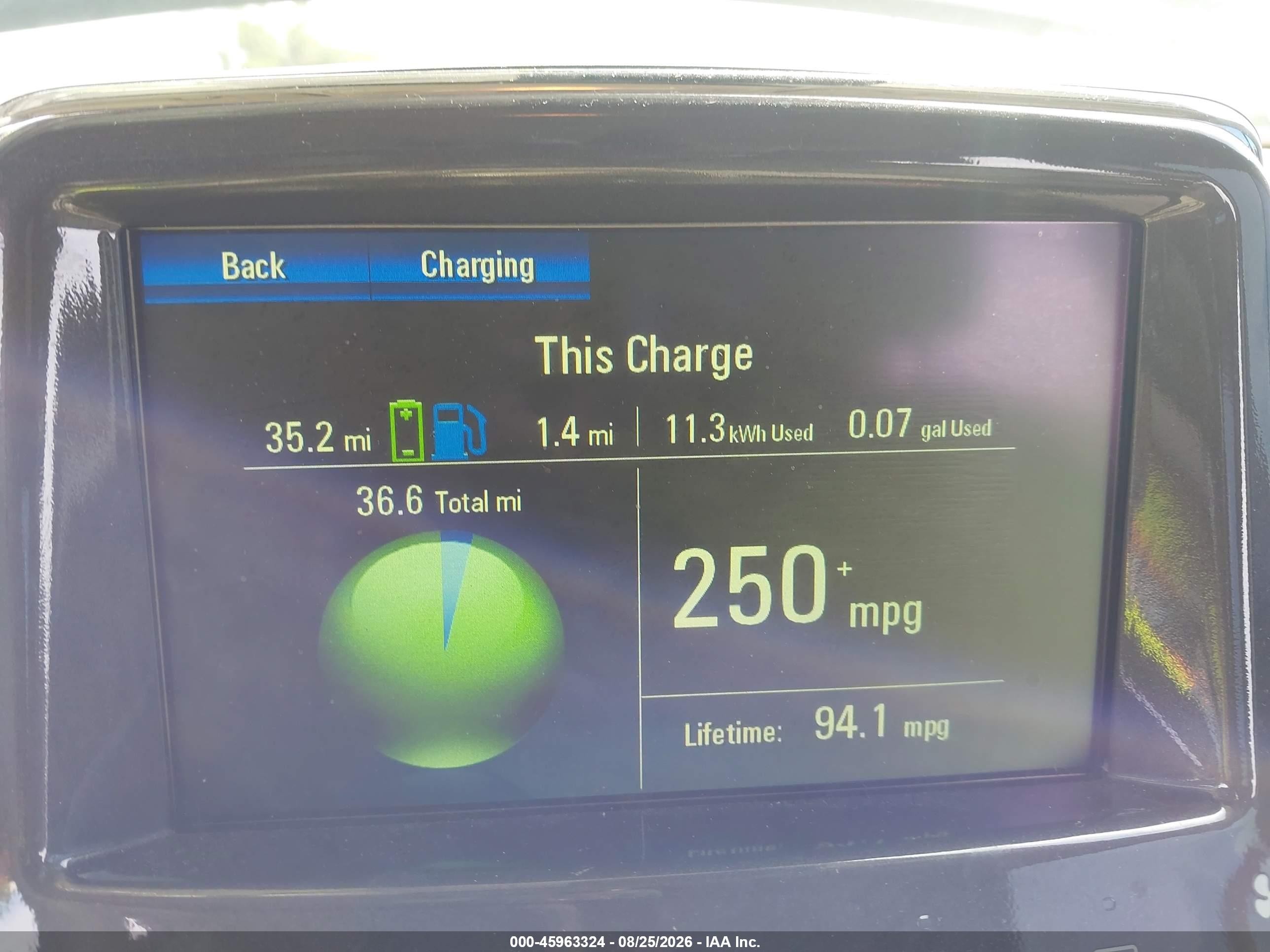 2014 Chevrolet Volt   White vin: 1G1RB6E45EU159945