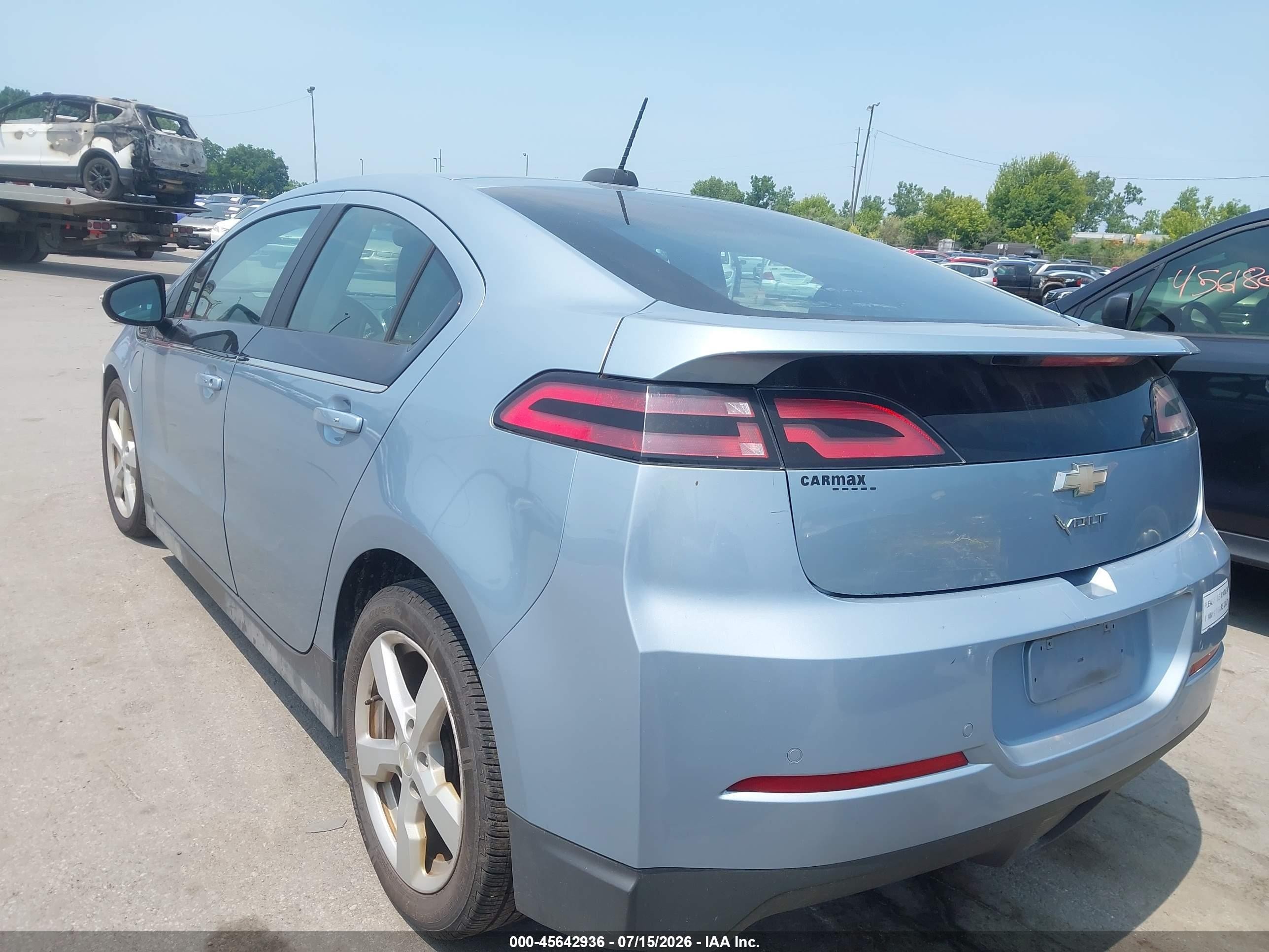 2015 Chevrolet Volt   Light Blue vin: 1G1RB6E45FU107782