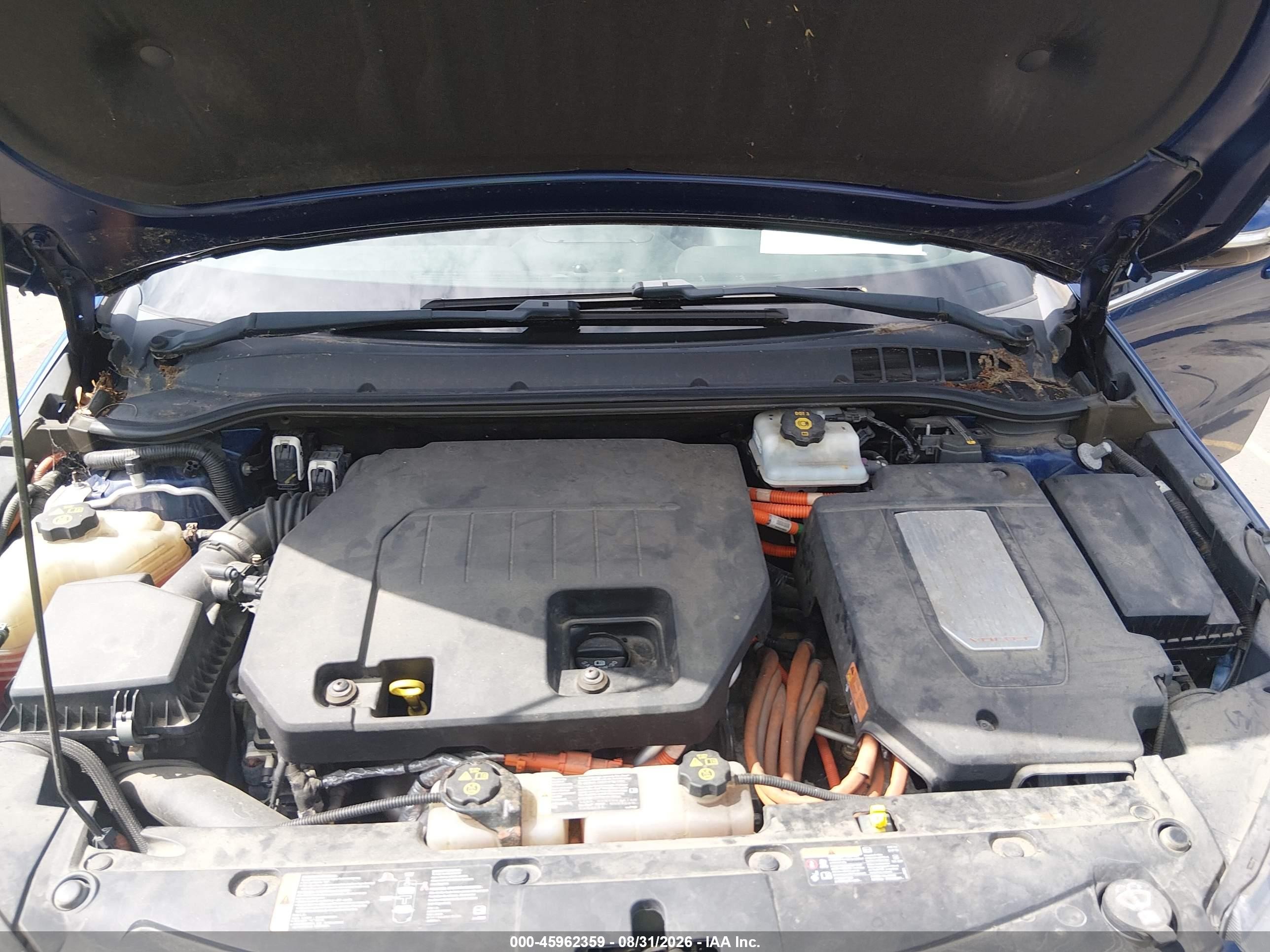 2012 Chevrolet Volt   Blue vin: 1G1RB6E46CU115787