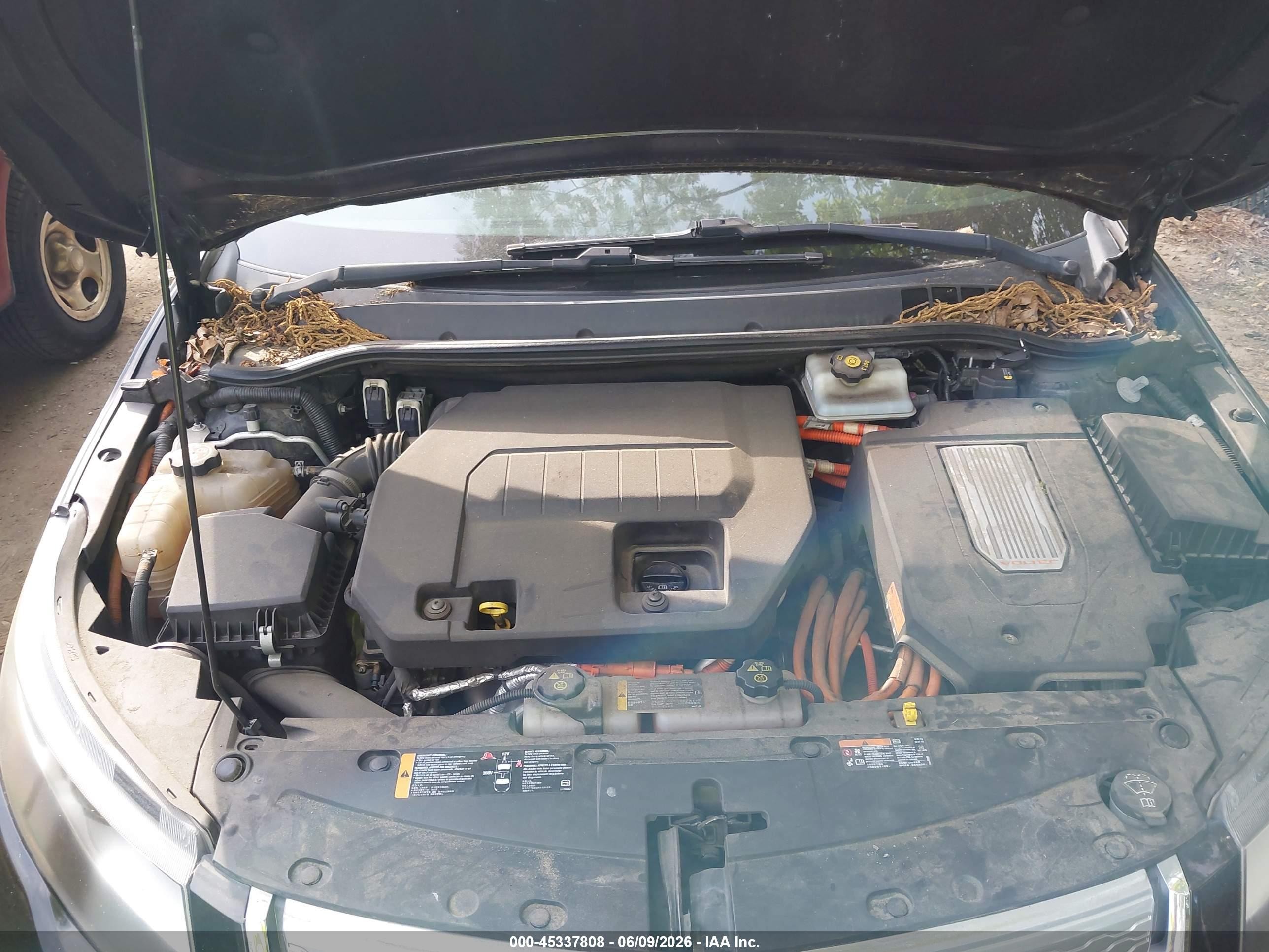 2013 Chevrolet Volt   Черный vin: 1G1RB6E46DU111269
