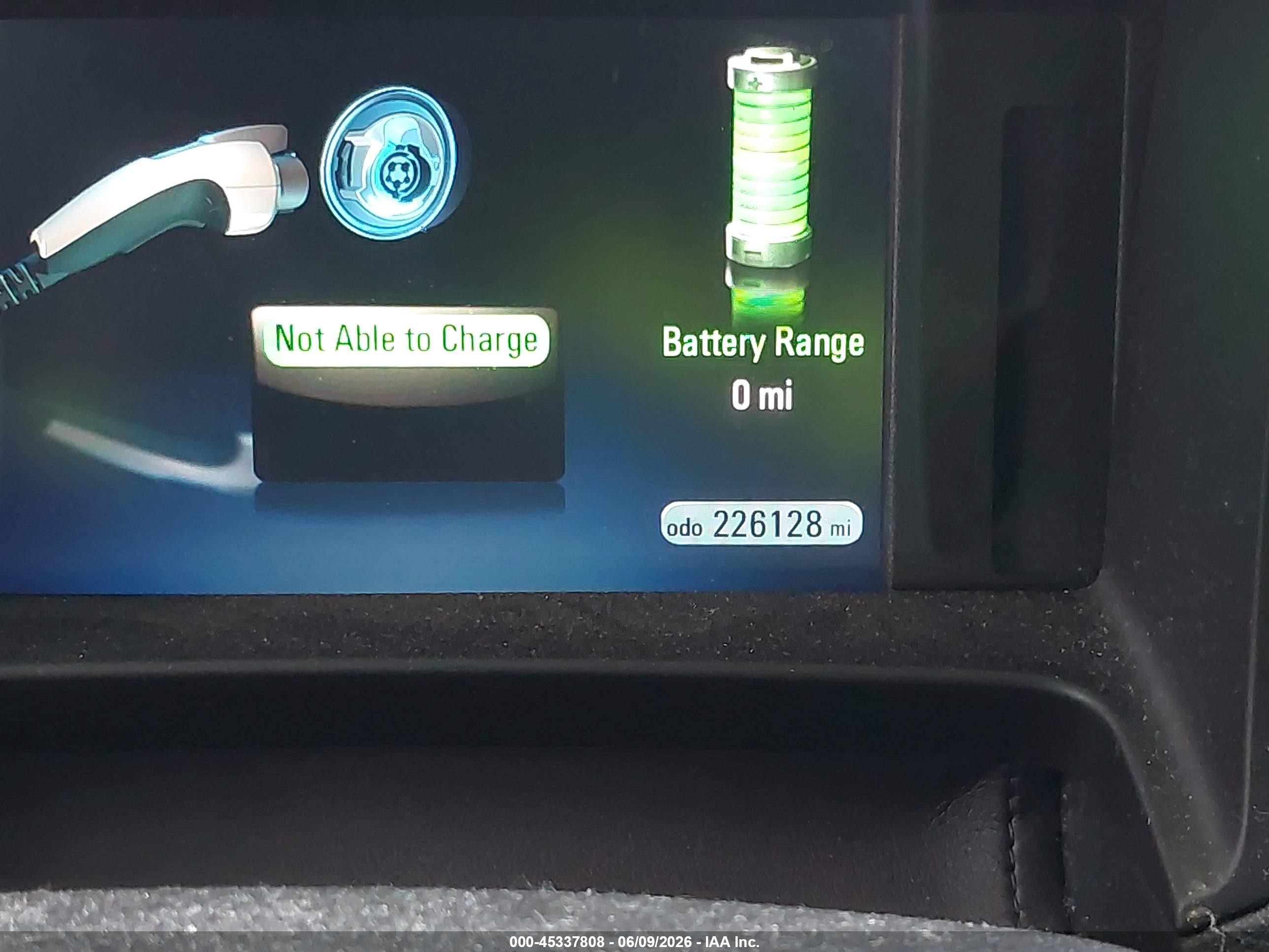 2013 Chevrolet Volt   Черный vin: 1G1RB6E46DU111269