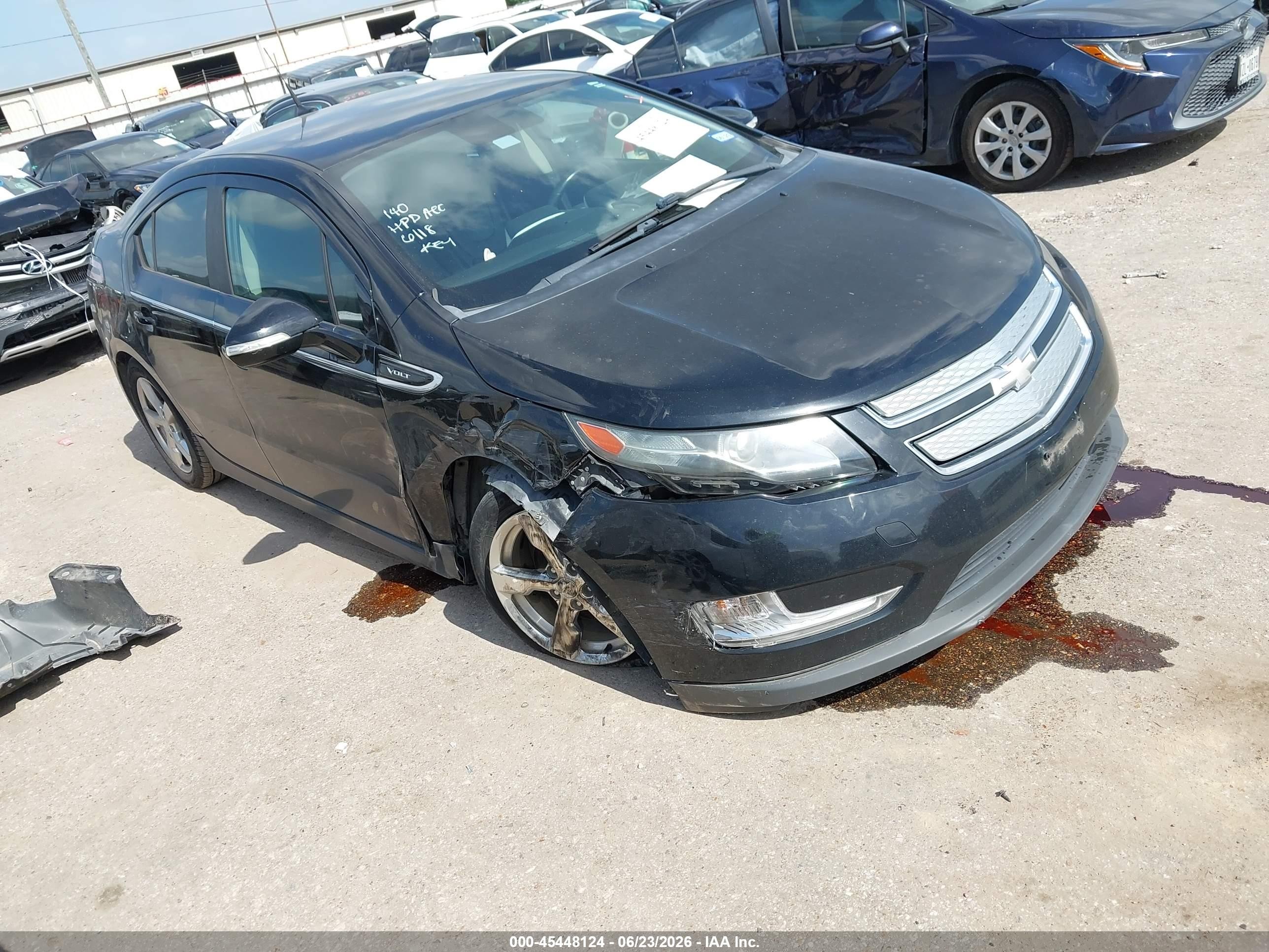 2014 Chevrolet Volt   Black vin: 1G1RB6E46EU116277