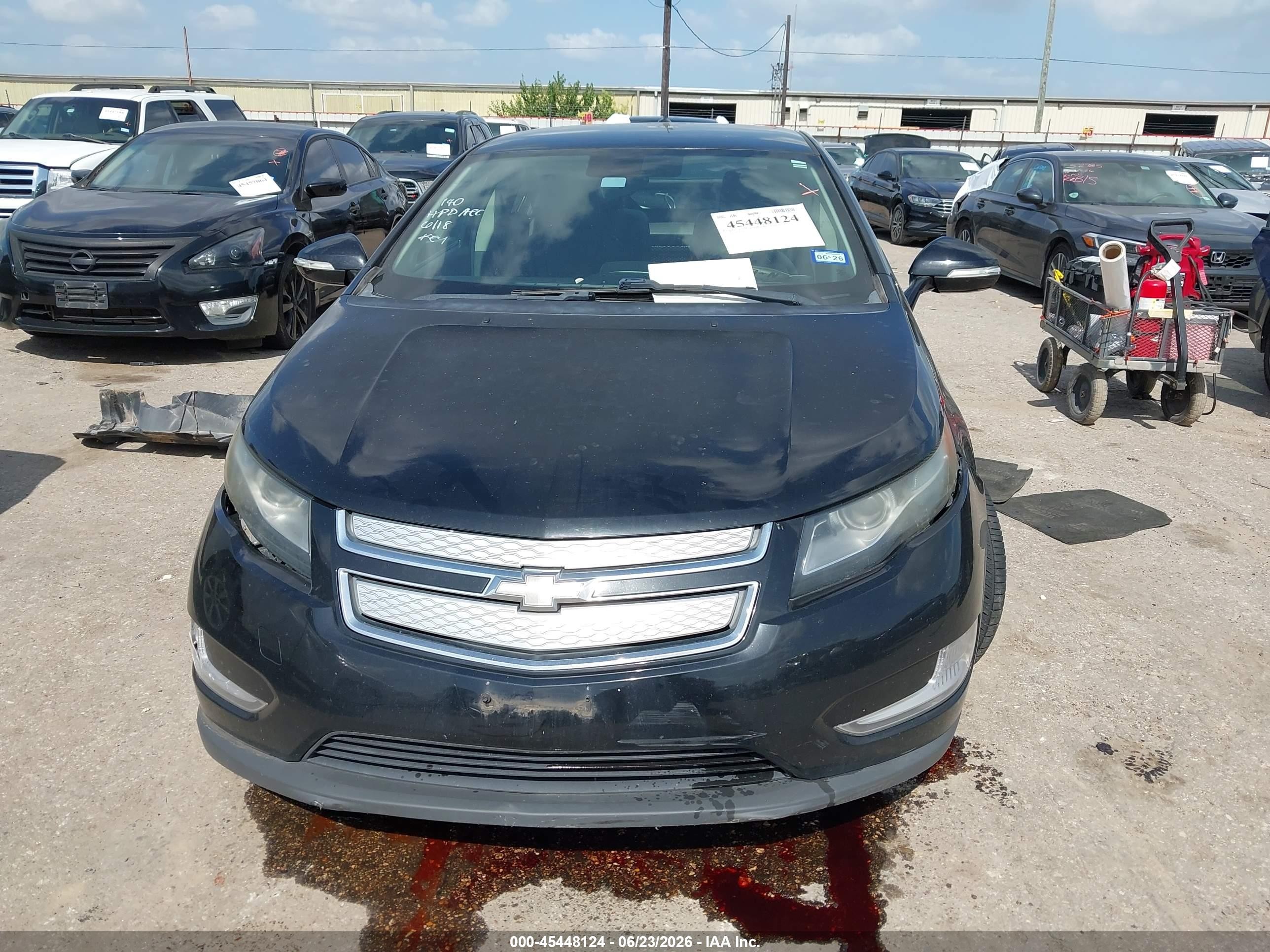 2014 Chevrolet Volt   Black vin: 1G1RB6E46EU116277