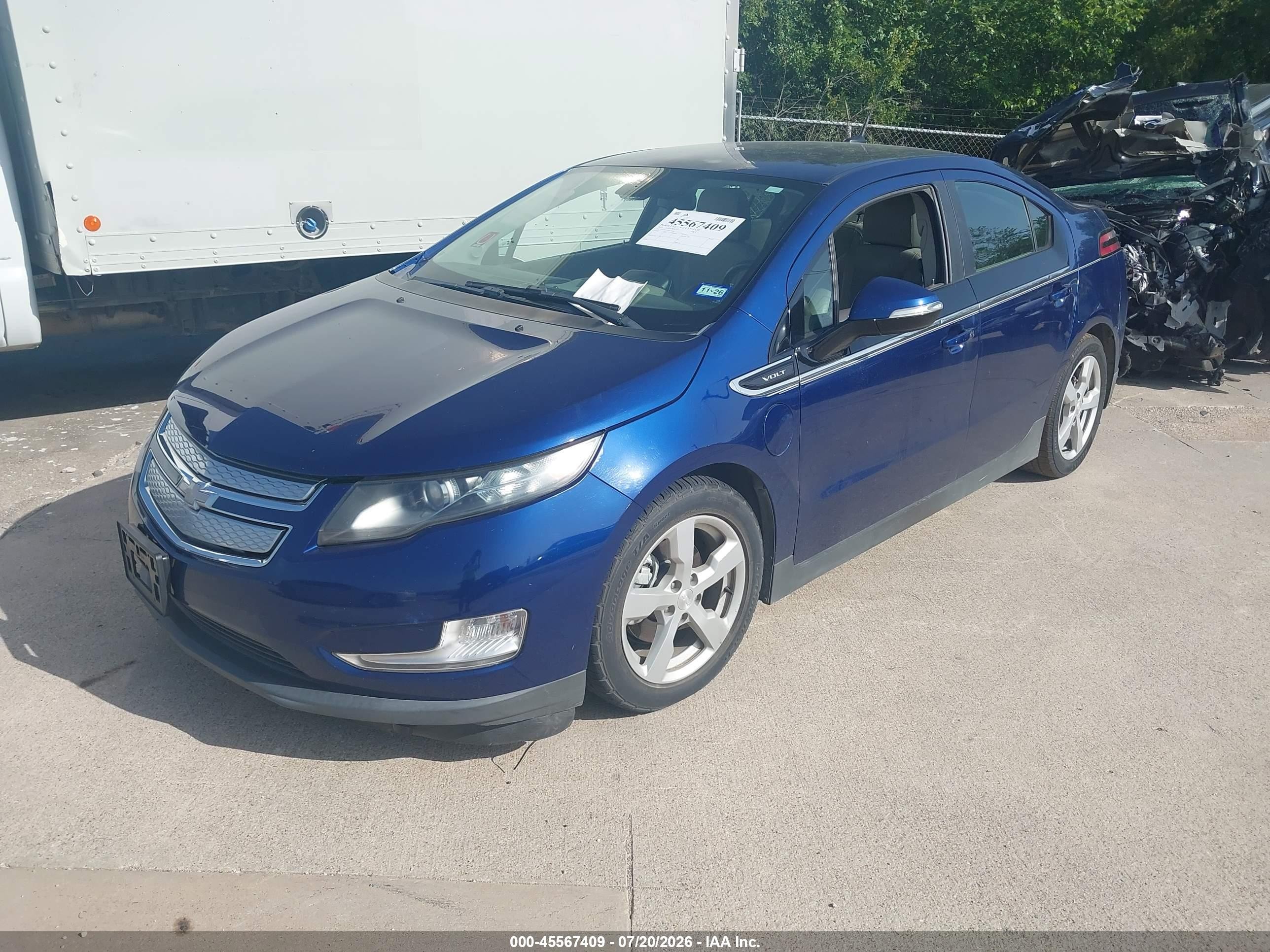 2013 Chevrolet Volt Blue vin: 1G1RB6E47DU138982