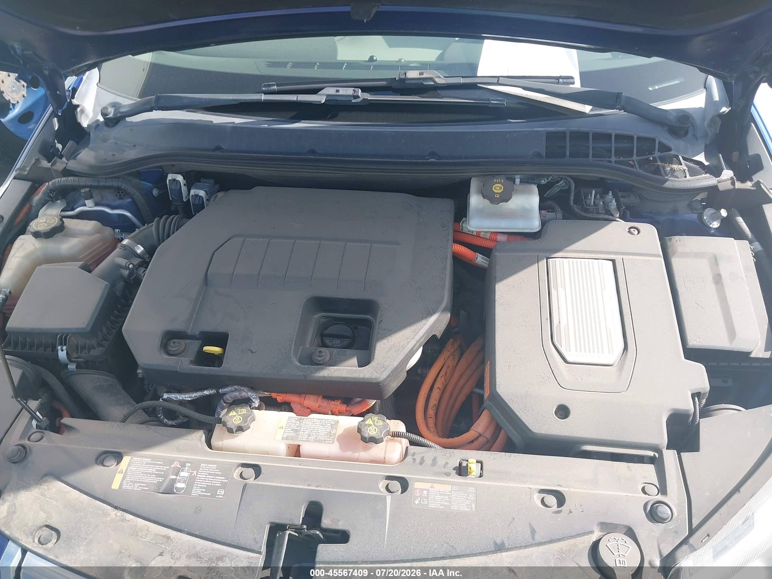 2013 Chevrolet Volt Blue vin: 1G1RB6E47DU138982