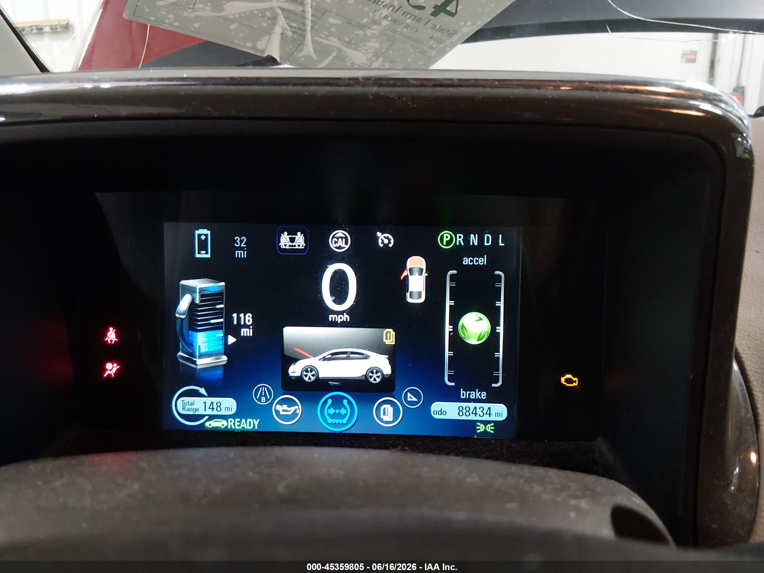 2014 Chevrolet Volt   Red vin: 1G1RB6E47EU155847