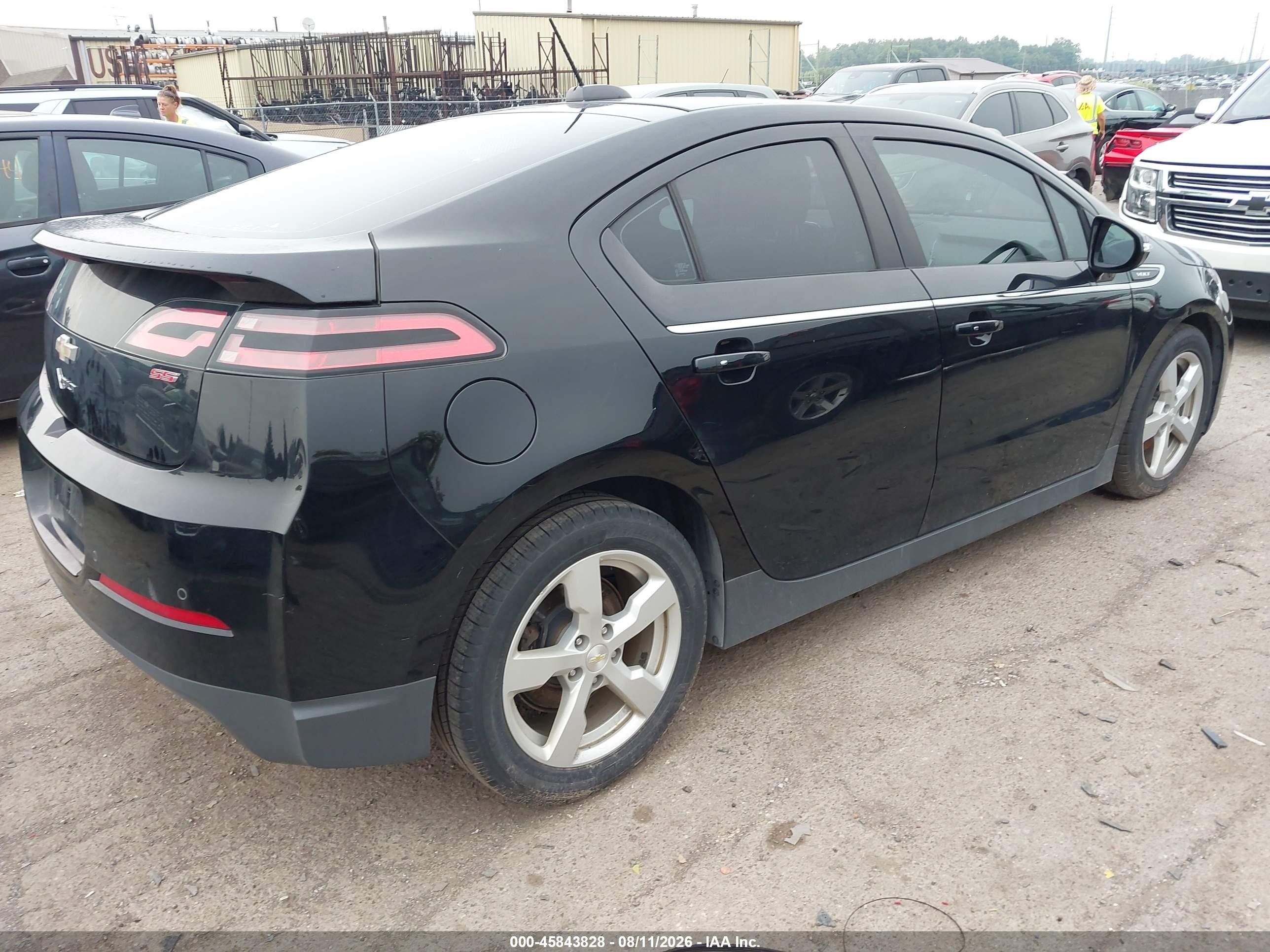 2015 Chevrolet Volt   Black vin: 1G1RB6E47FU119058