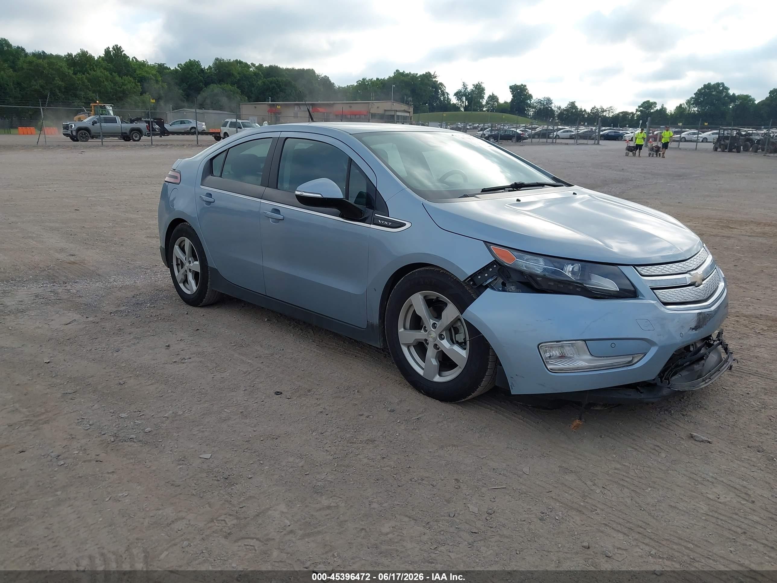 2013 Chevrolet Volt   Blue vin: 1G1RB6E48DU135167
