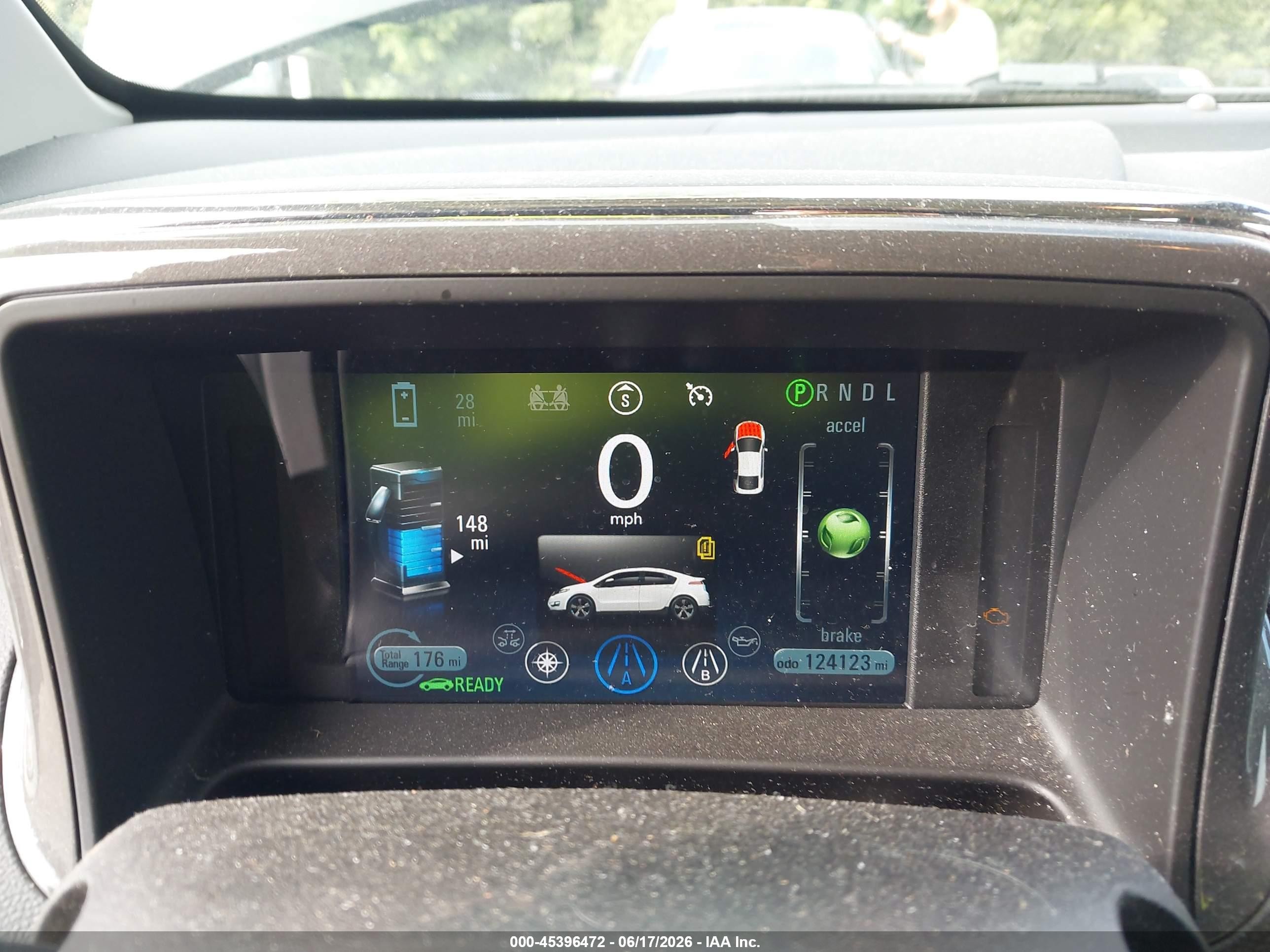 2013 Chevrolet Volt   Blue vin: 1G1RB6E48DU135167