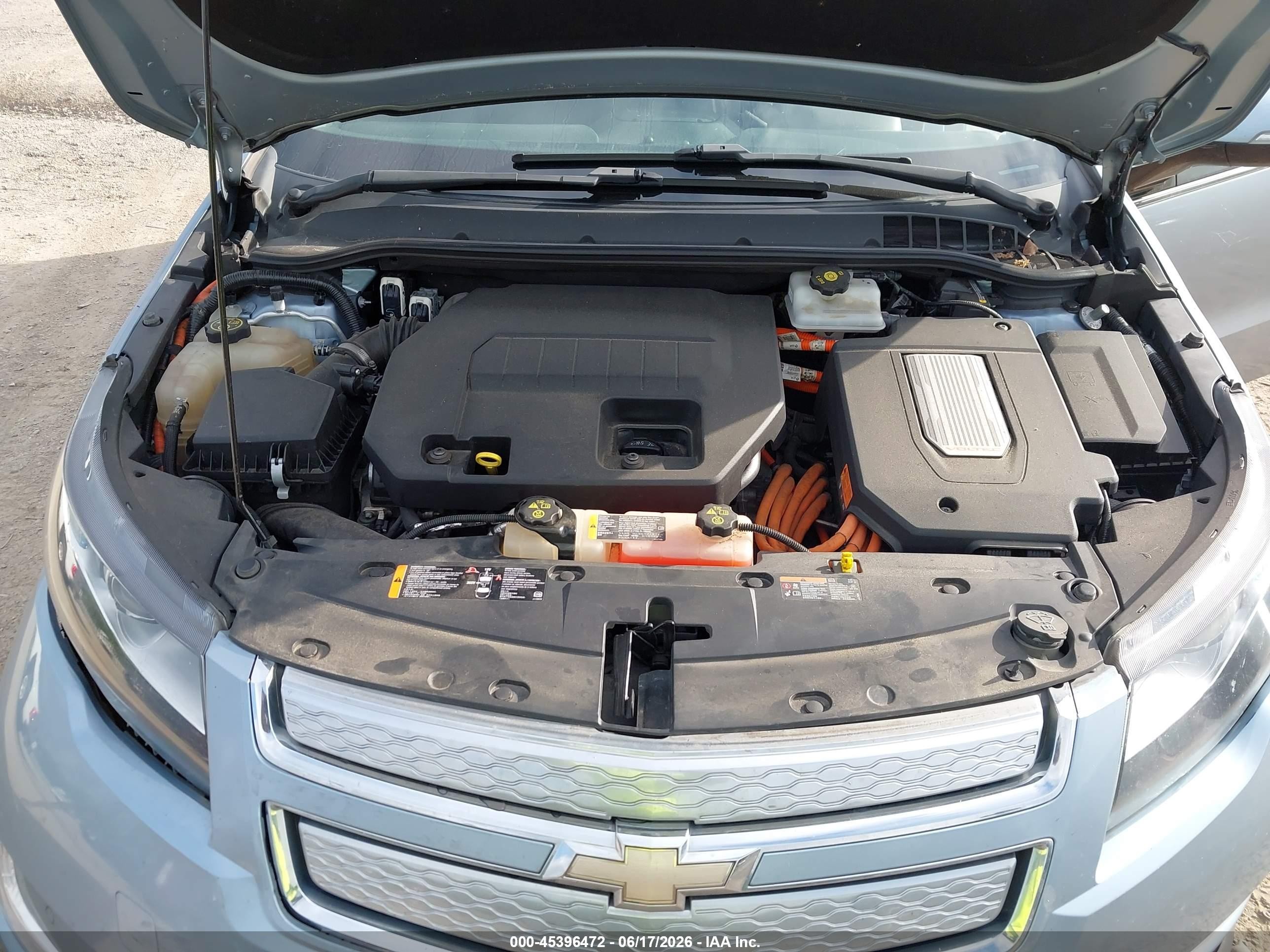 2013 Chevrolet Volt   Blue vin: 1G1RB6E48DU135167