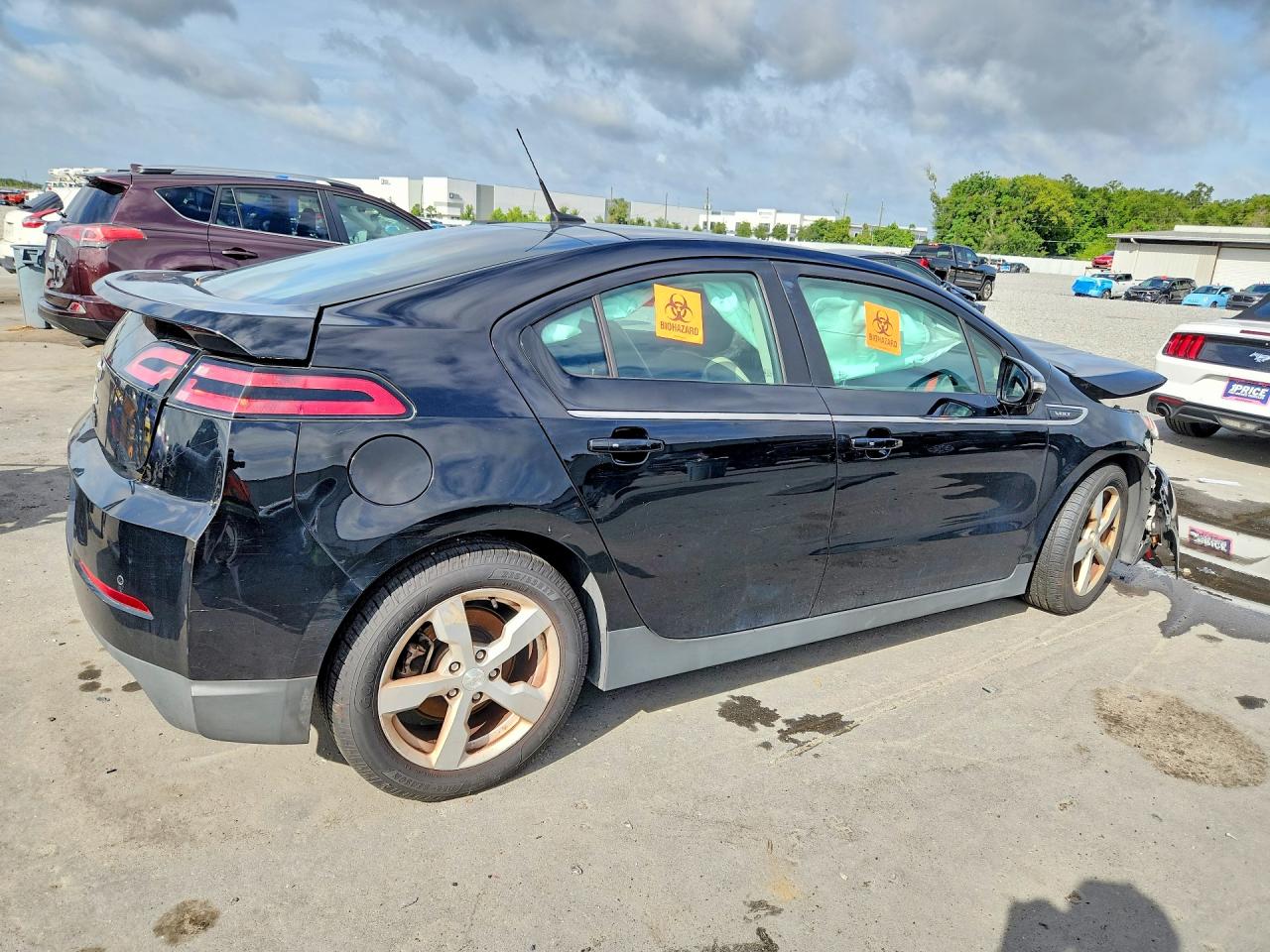 2012 Chevrolet Volt Black vin: 1G1RB6E49CU115198