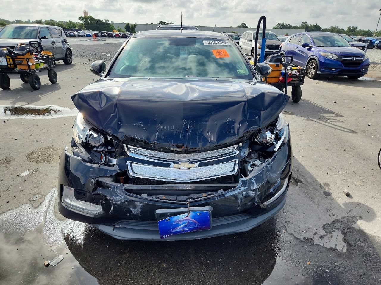2012 Chevrolet Volt Black vin: 1G1RB6E49CU115198
