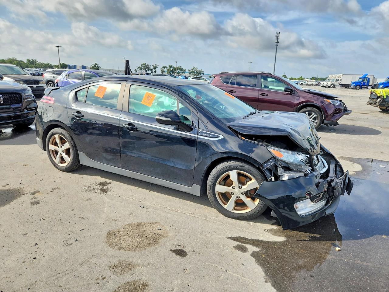 2012 Chevrolet Volt Black vin: 1G1RB6E49CU115198