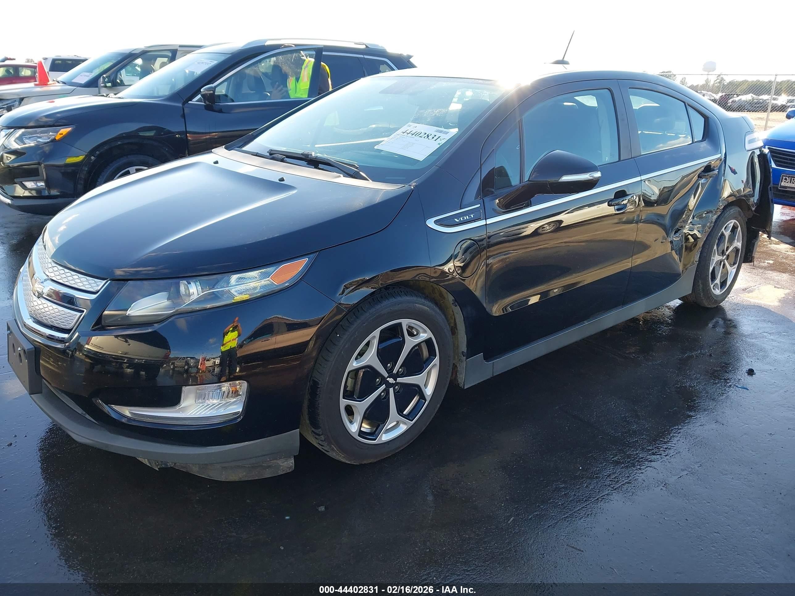 2015 Chevrolet Volt   Черный vin: 1G1RB6E49FU117201