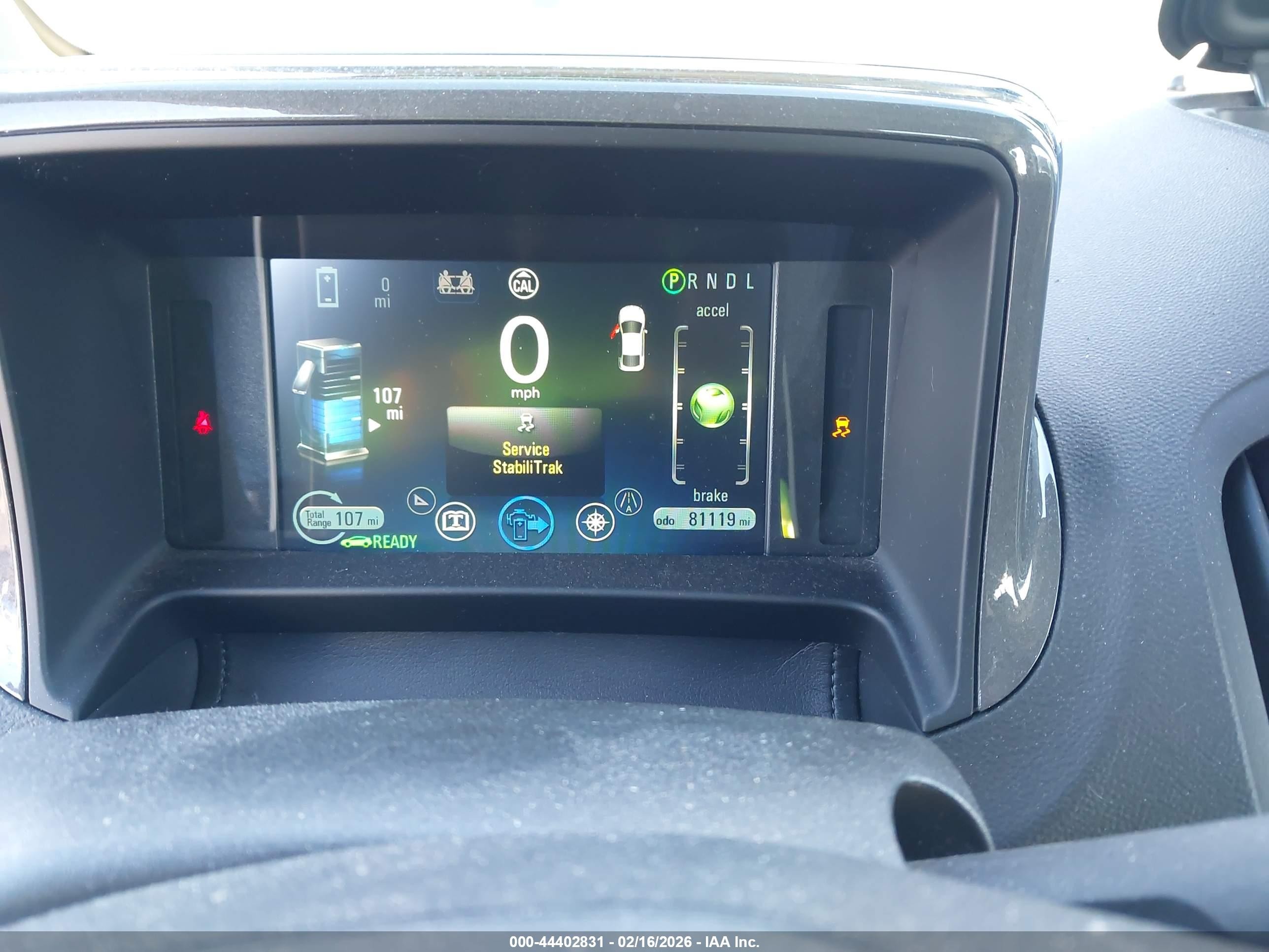 2015 Chevrolet Volt   Черный vin: 1G1RB6E49FU117201