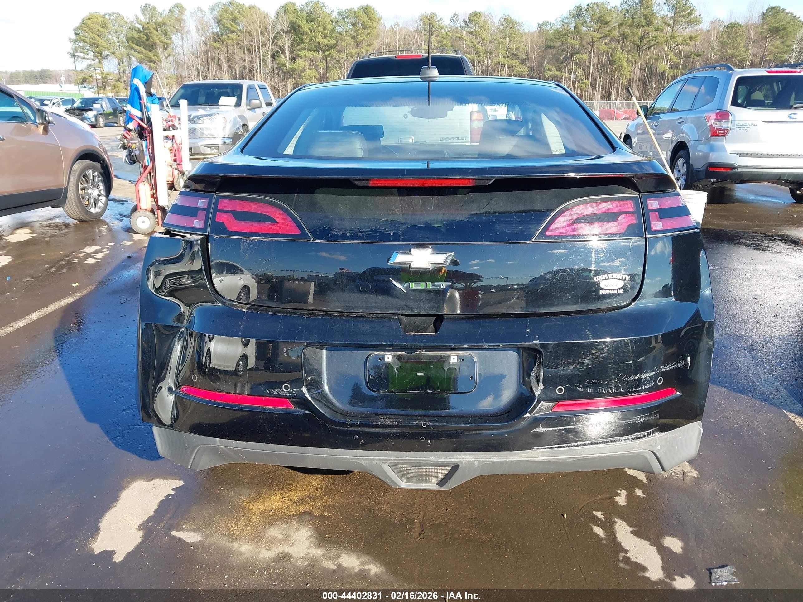 2015 Chevrolet Volt   Черный vin: 1G1RB6E49FU117201