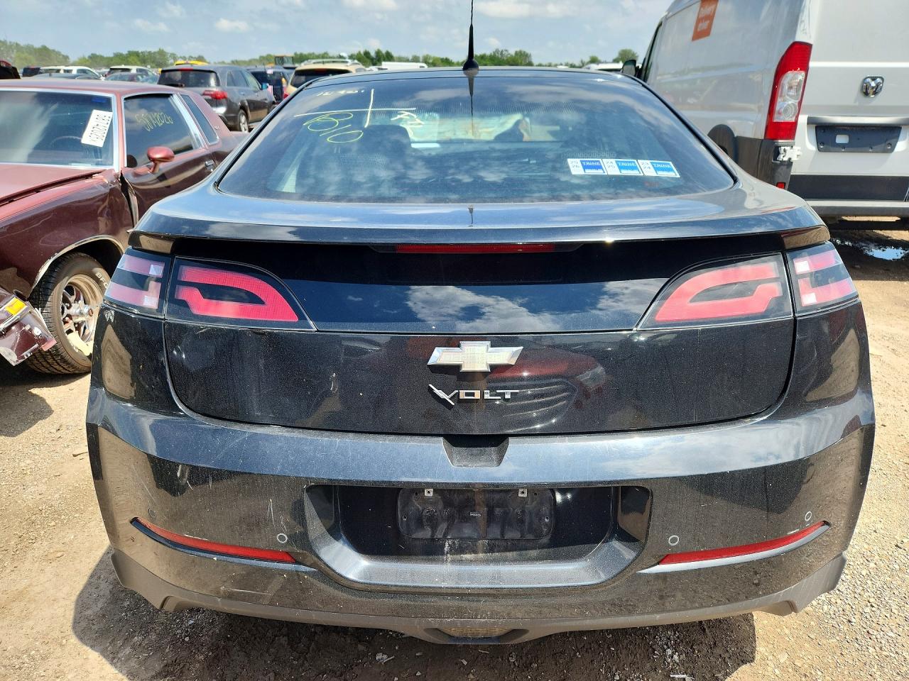 2012 Chevrolet Volt Черный vin: 1G1RB6E4XCU104212