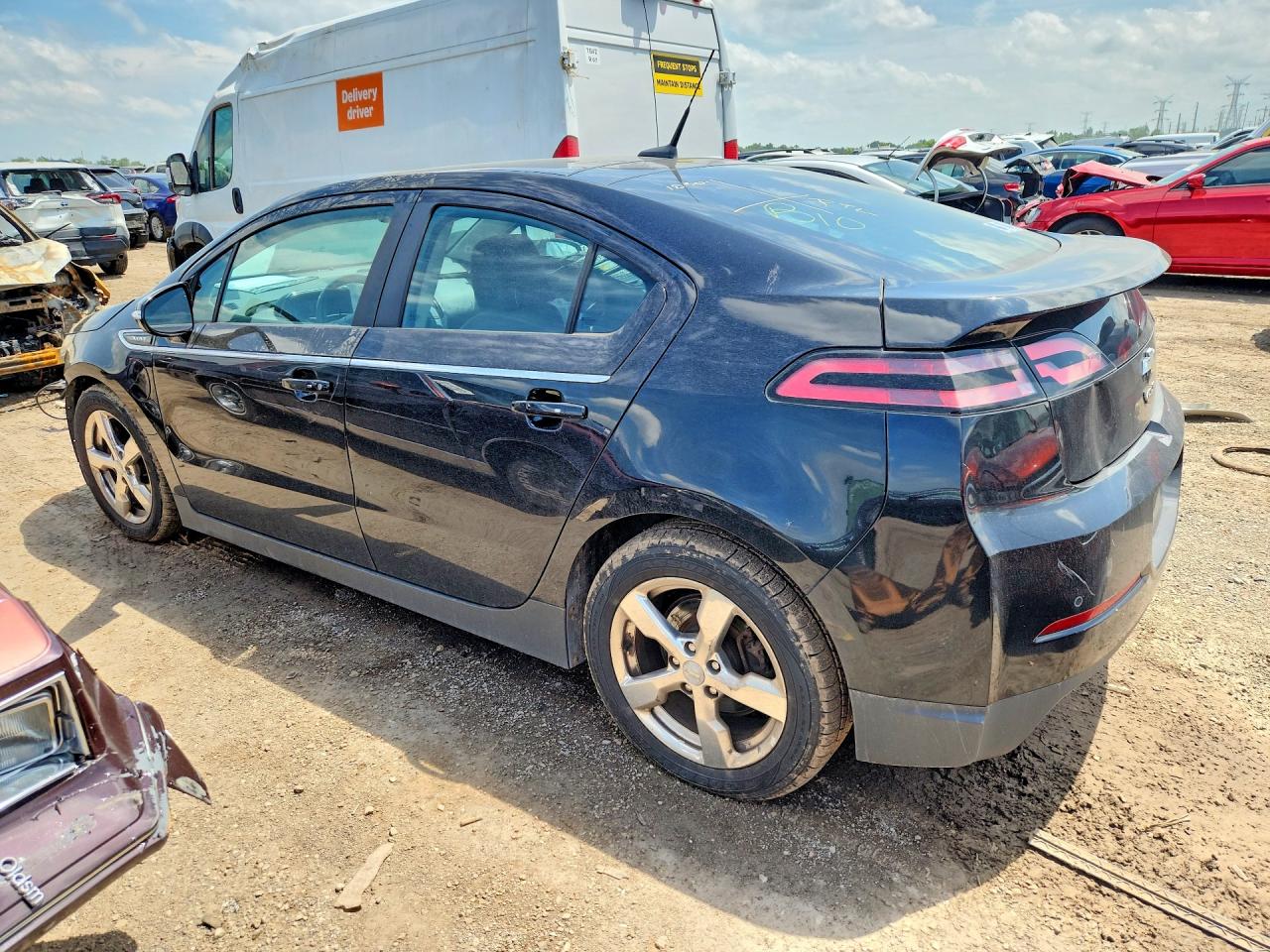 2012 Chevrolet Volt Черный vin: 1G1RB6E4XCU104212