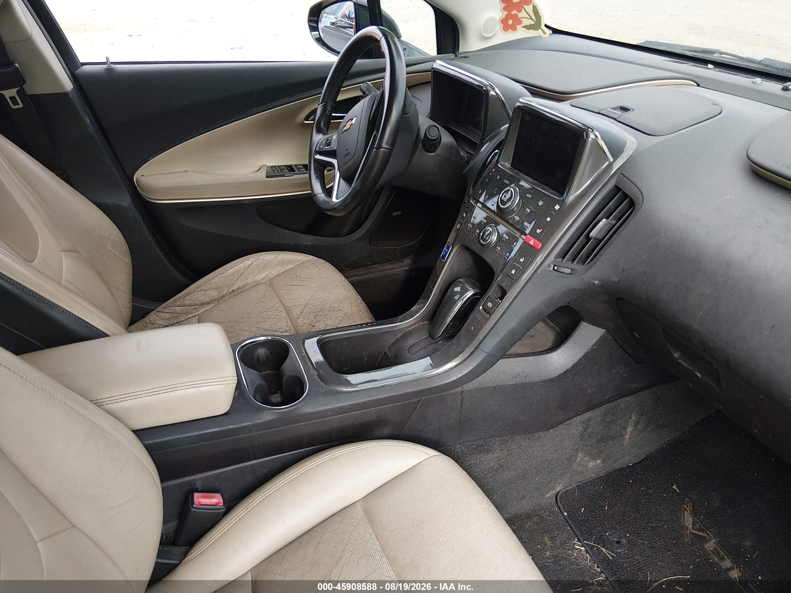 2012 Chevrolet Volt Black vin: 1G1RB6E4XCU105103