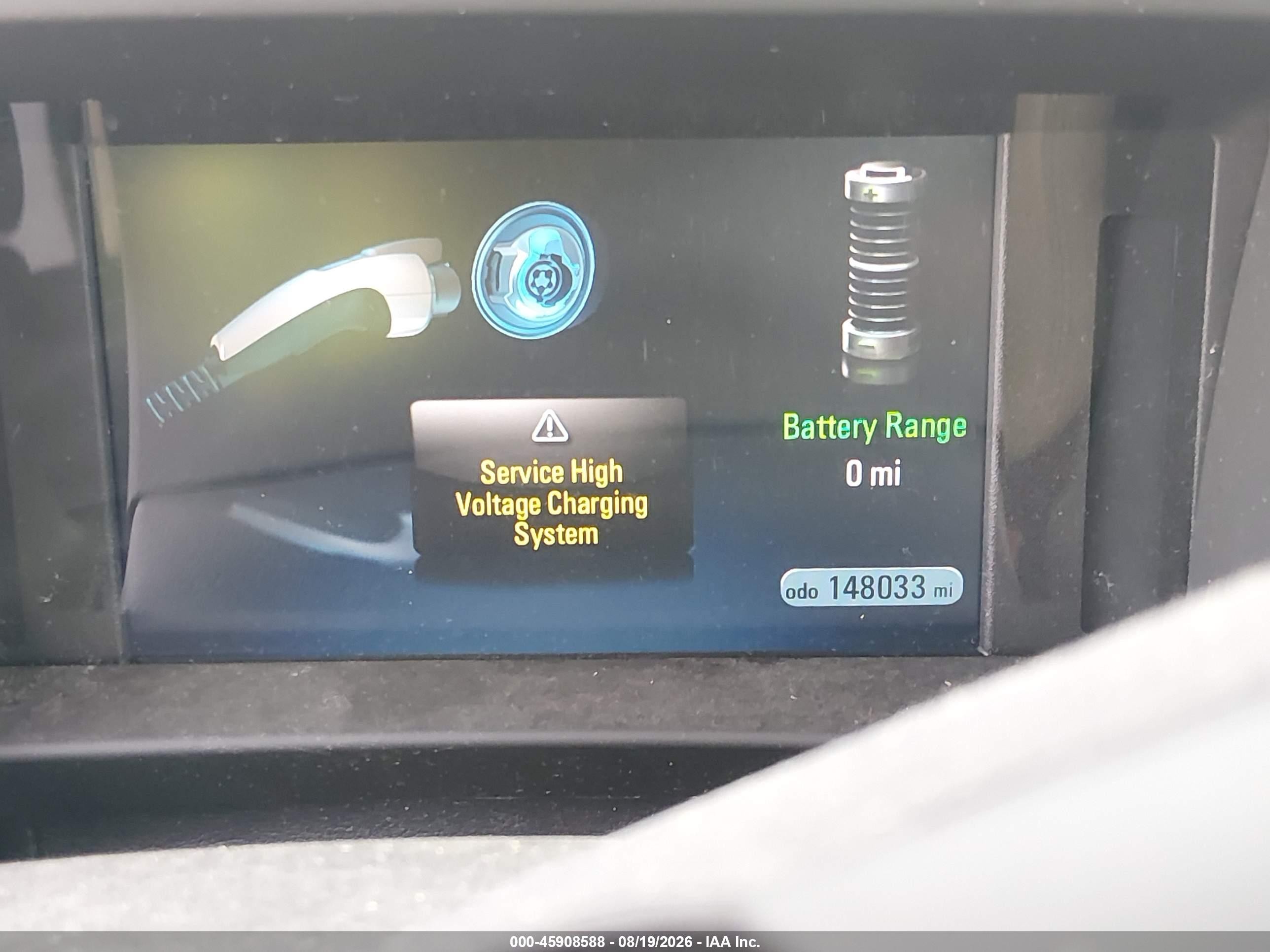 2012 Chevrolet Volt Black vin: 1G1RB6E4XCU105103