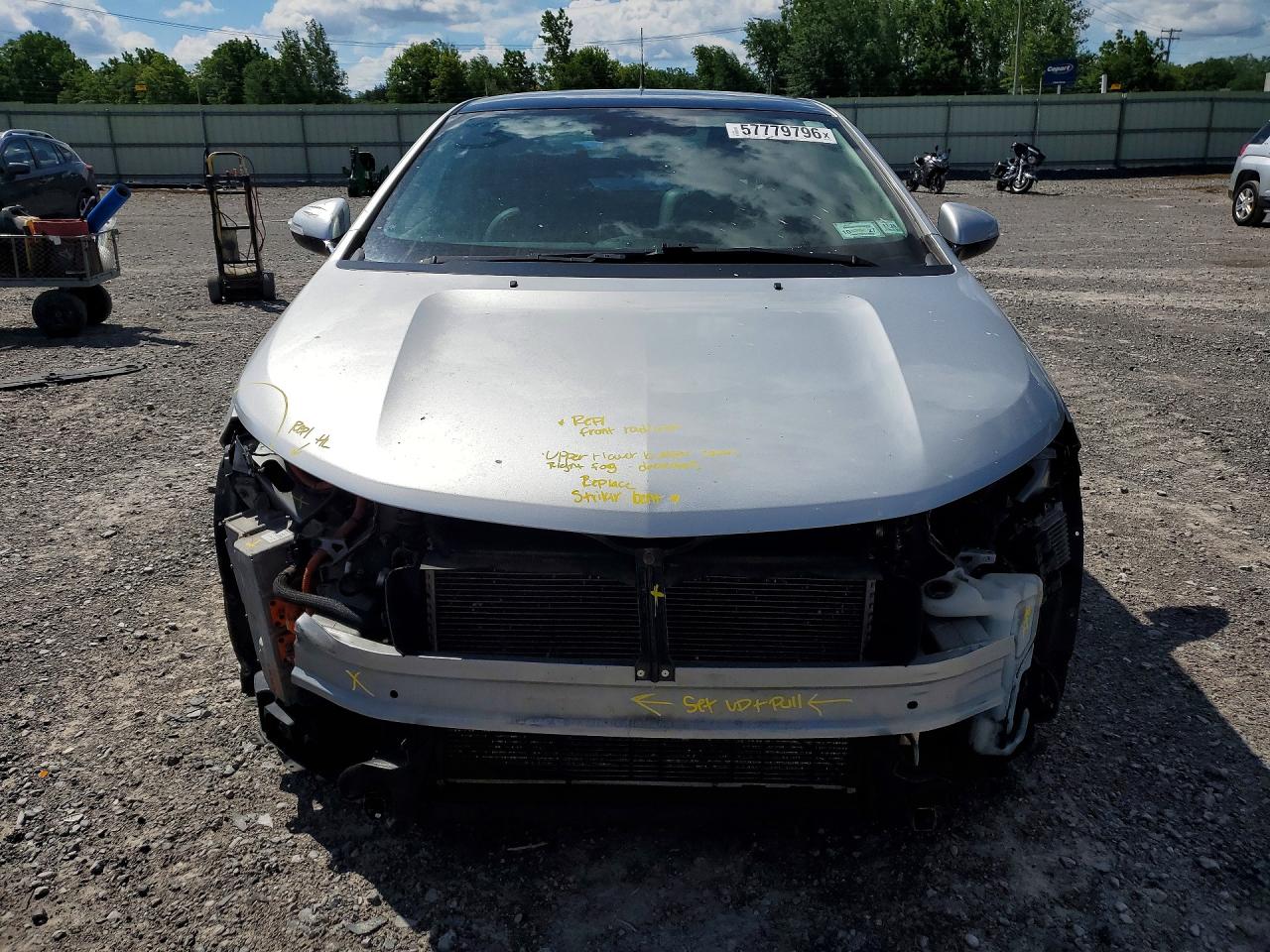 2012 Chevrolet Volt Silver vin: 1G1RB6E4XCU111659