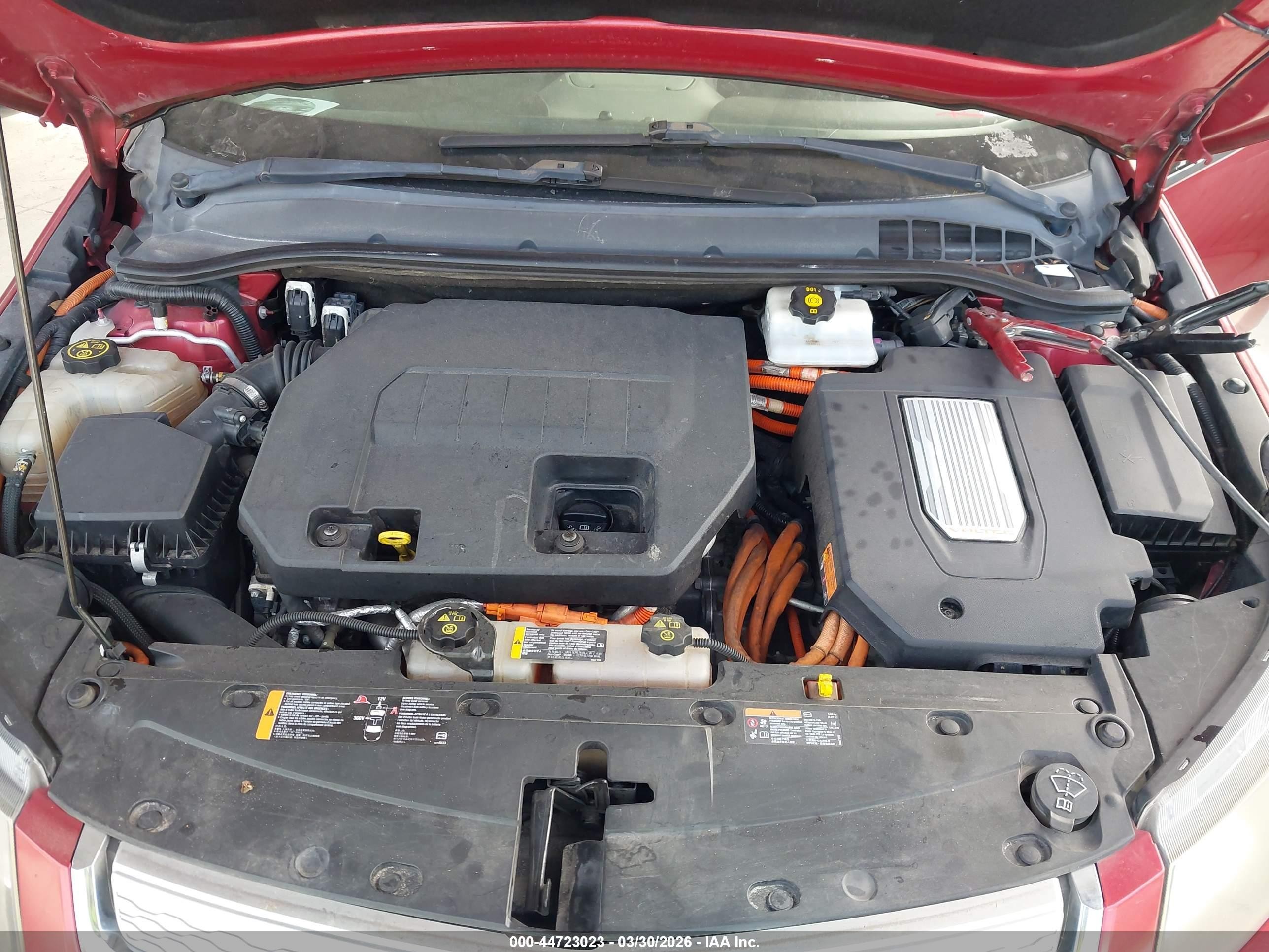 2013 Chevrolet Volt   Red vin: 1G1RB6E4XDU103398