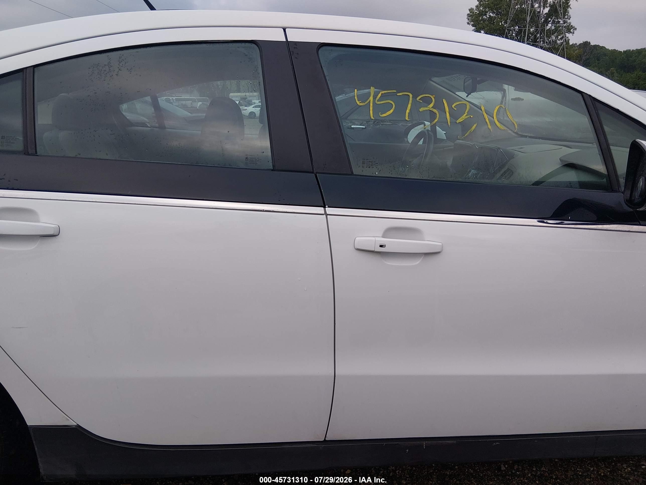 2013 Chevrolet Volt Белый vin: 1G1RB6E4XDU116233