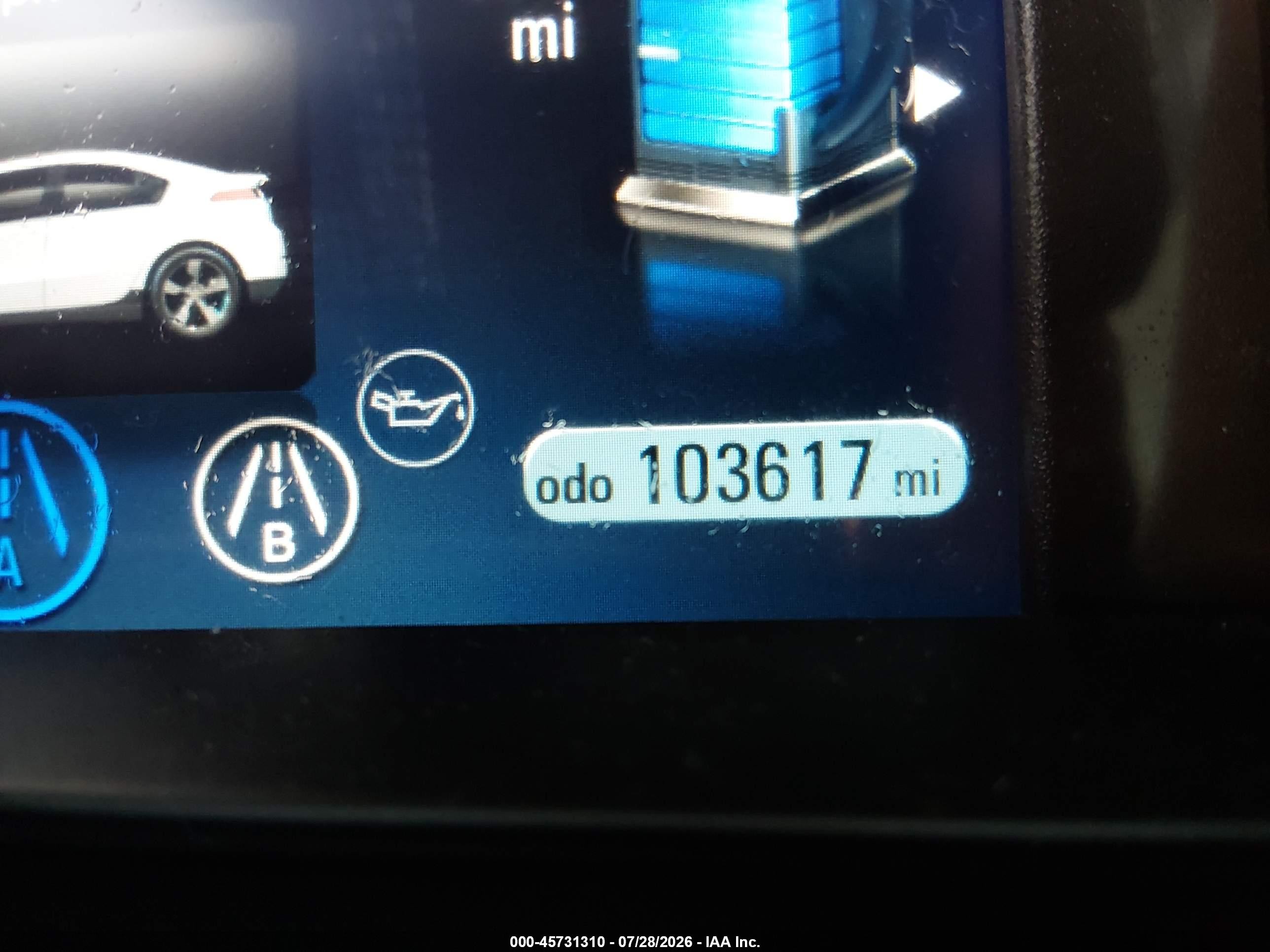 2013 Chevrolet Volt Белый vin: 1G1RB6E4XDU116233