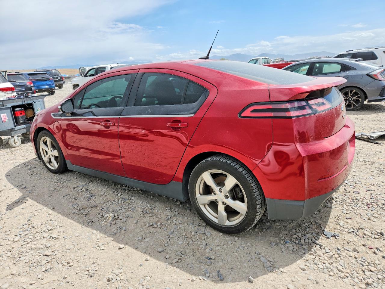 2014 Chevrolet Volt Burgundy vin: 1G1RB6E4XEU116525