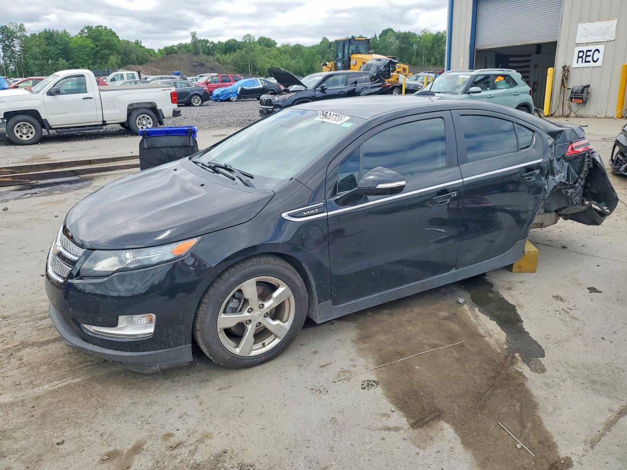 2015 Chevrolet Volt Black vin: 1G1RB6E4XFU136176