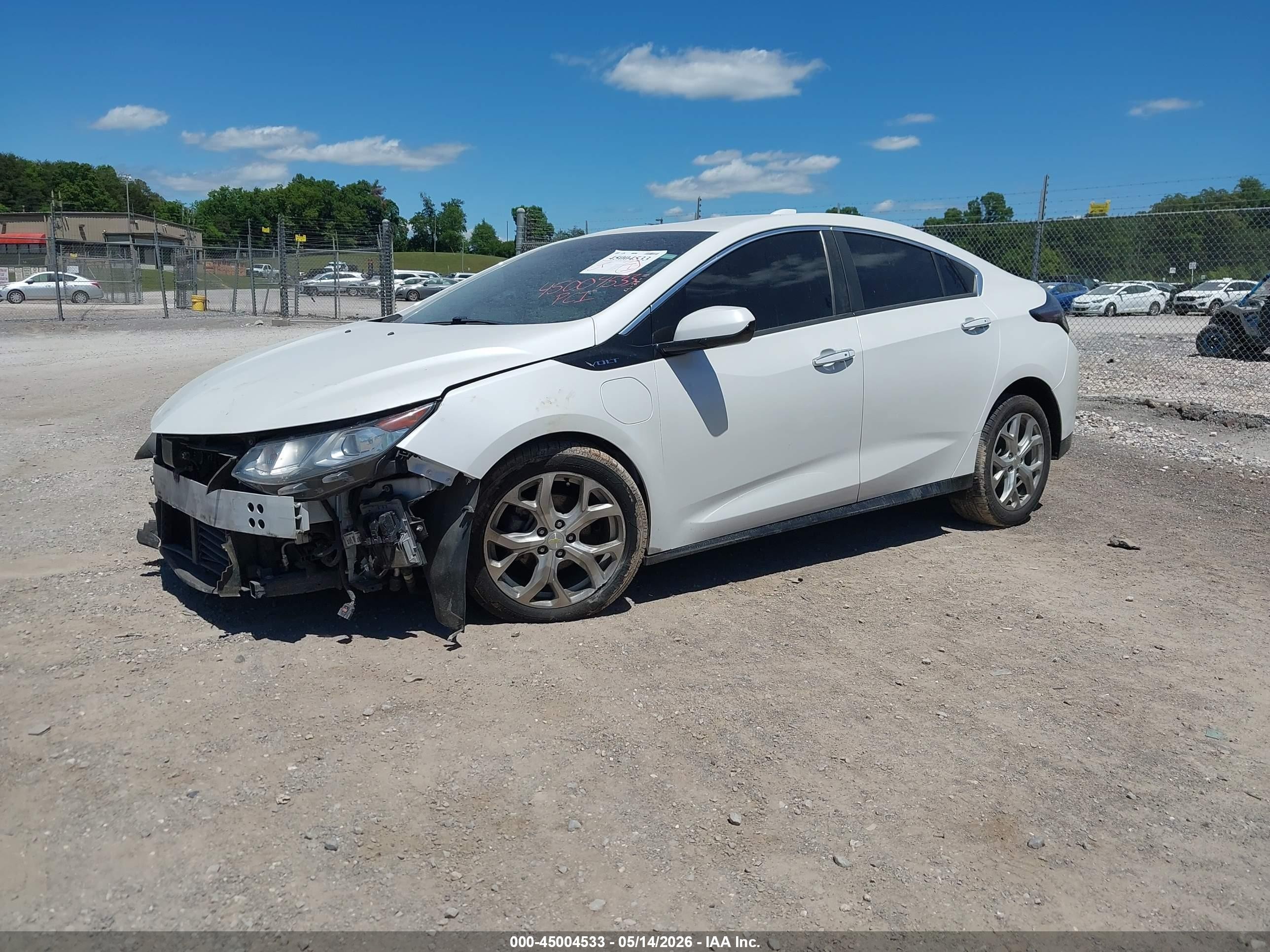 2017 Chevrolet Volt Premier White vin: 1G1RB6S52HU117699