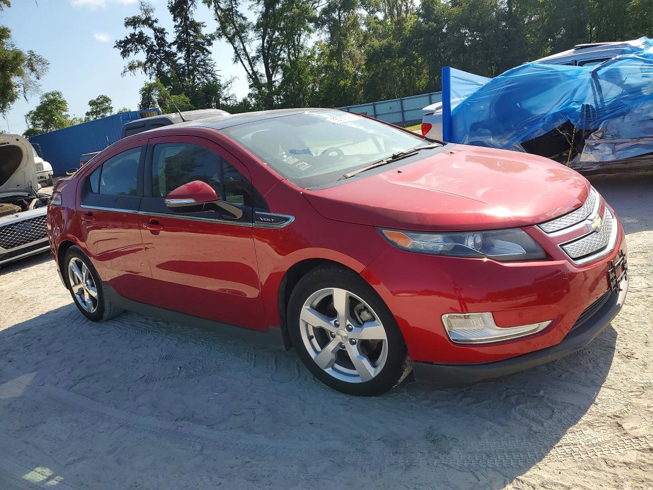 2012 Chevrolet Volt Red vin: 1G1RC6E40CU100652
