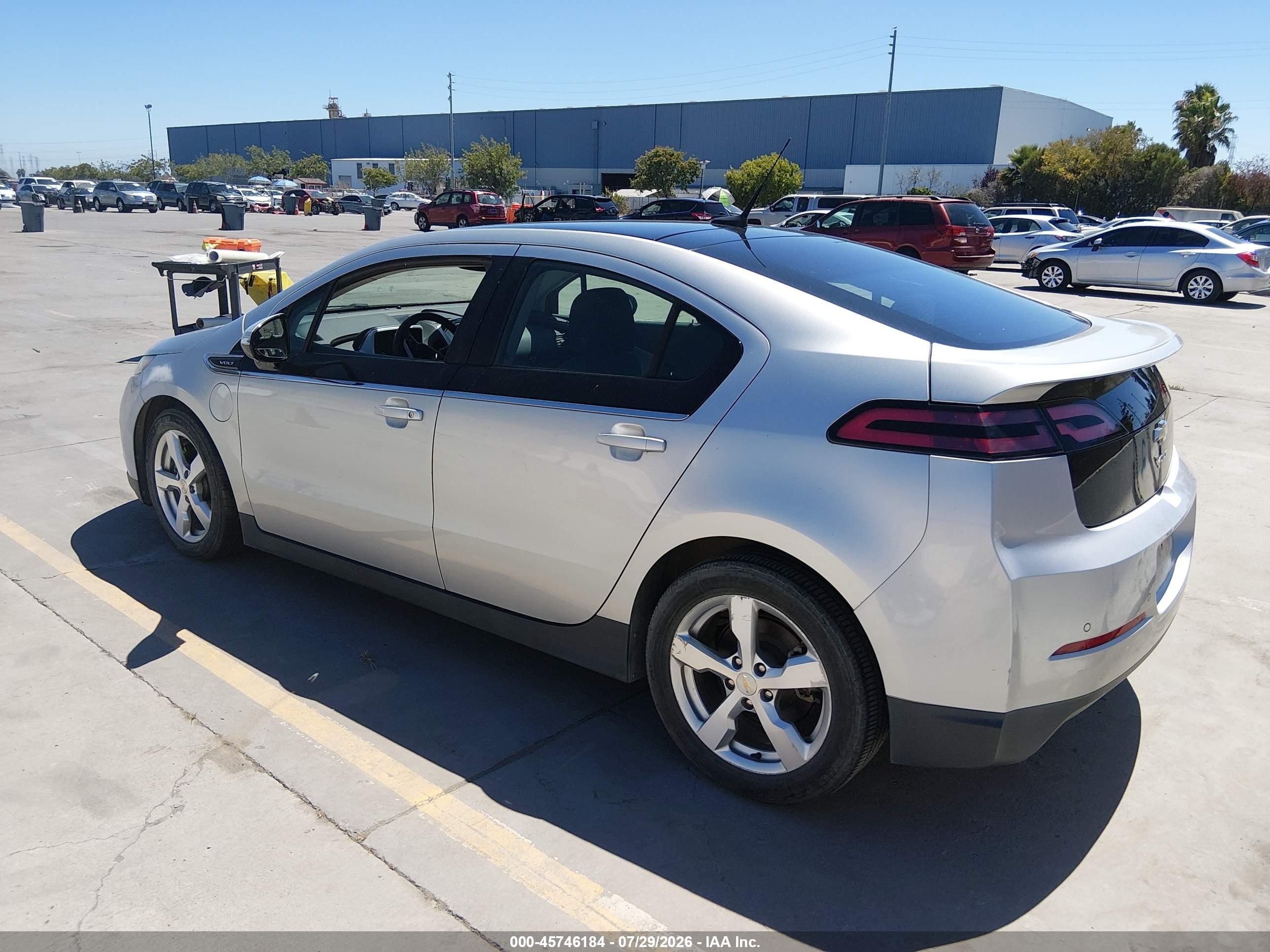 2011 Chevrolet Volt   Silver vin: 1G1RC6E41BU100142
