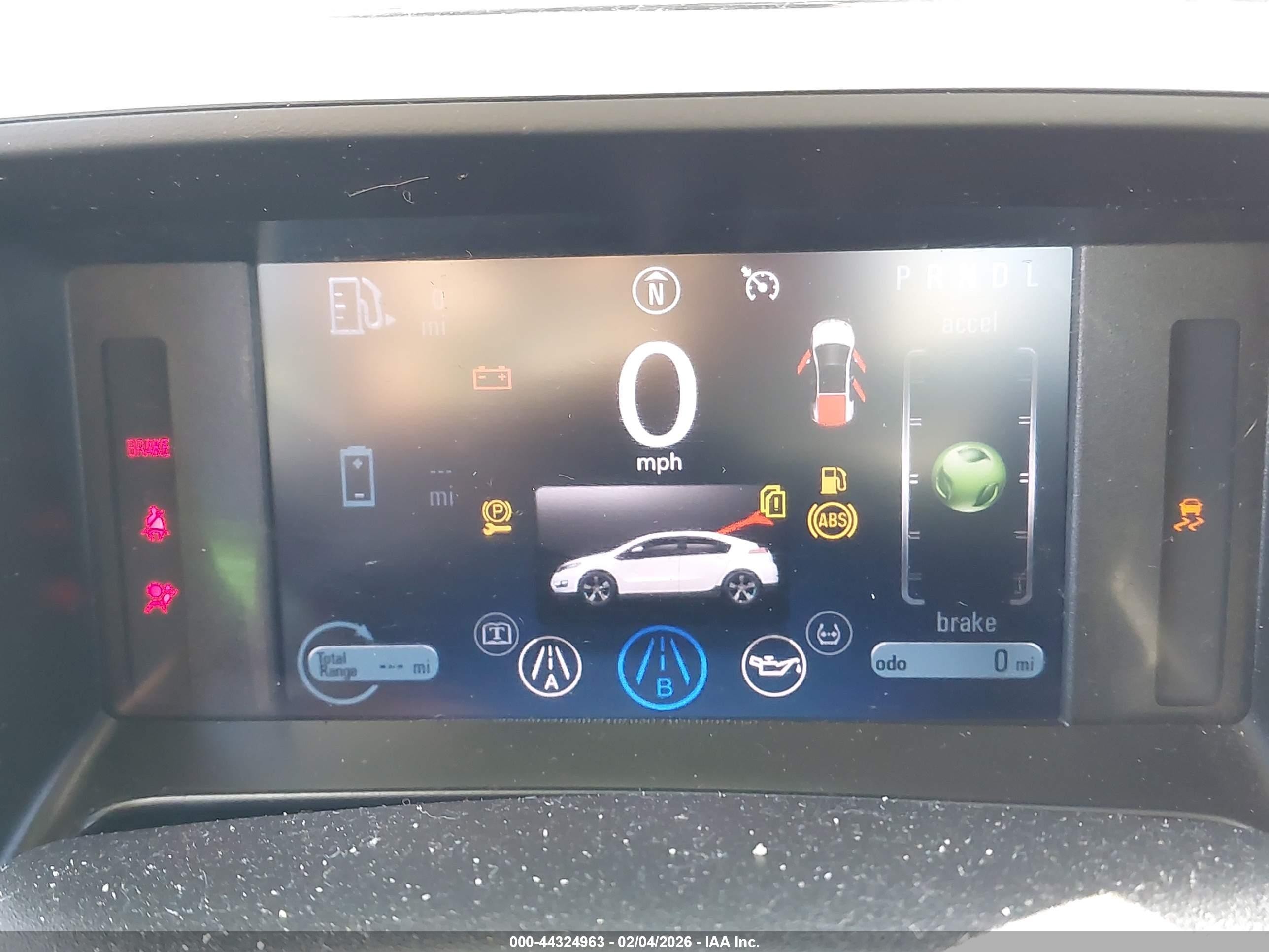 2011 Chevrolet Volt   Красный vin: 1G1RC6E41BU102859