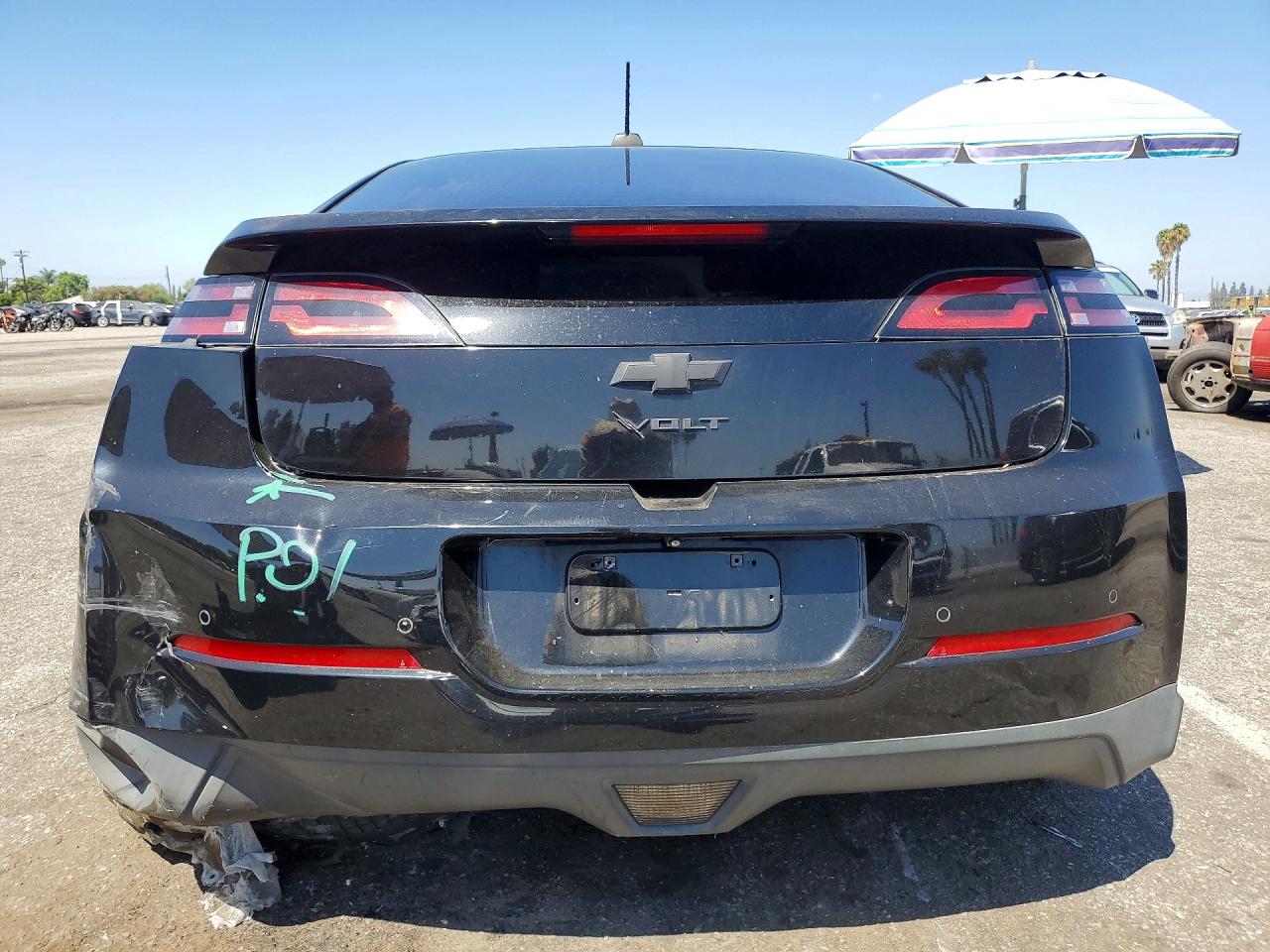 2015 Chevrolet Volt Black vin: 1G1RC6E42FU118526