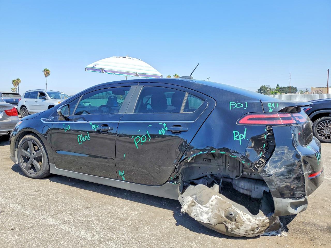 2015 Chevrolet Volt Black vin: 1G1RC6E42FU118526