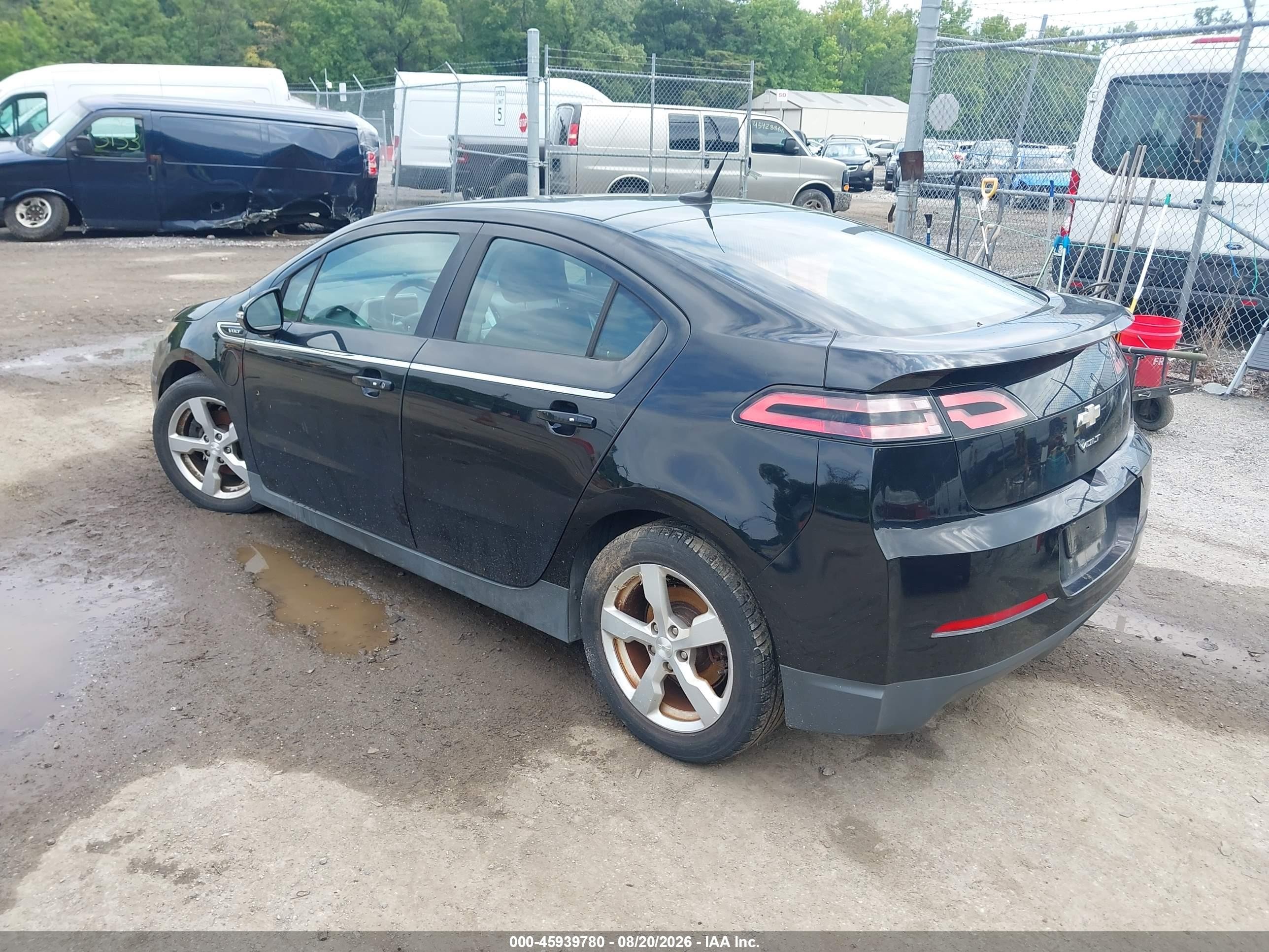 2012 Chevrolet Volt   Черный vin: 1G1RC6E43CU118319