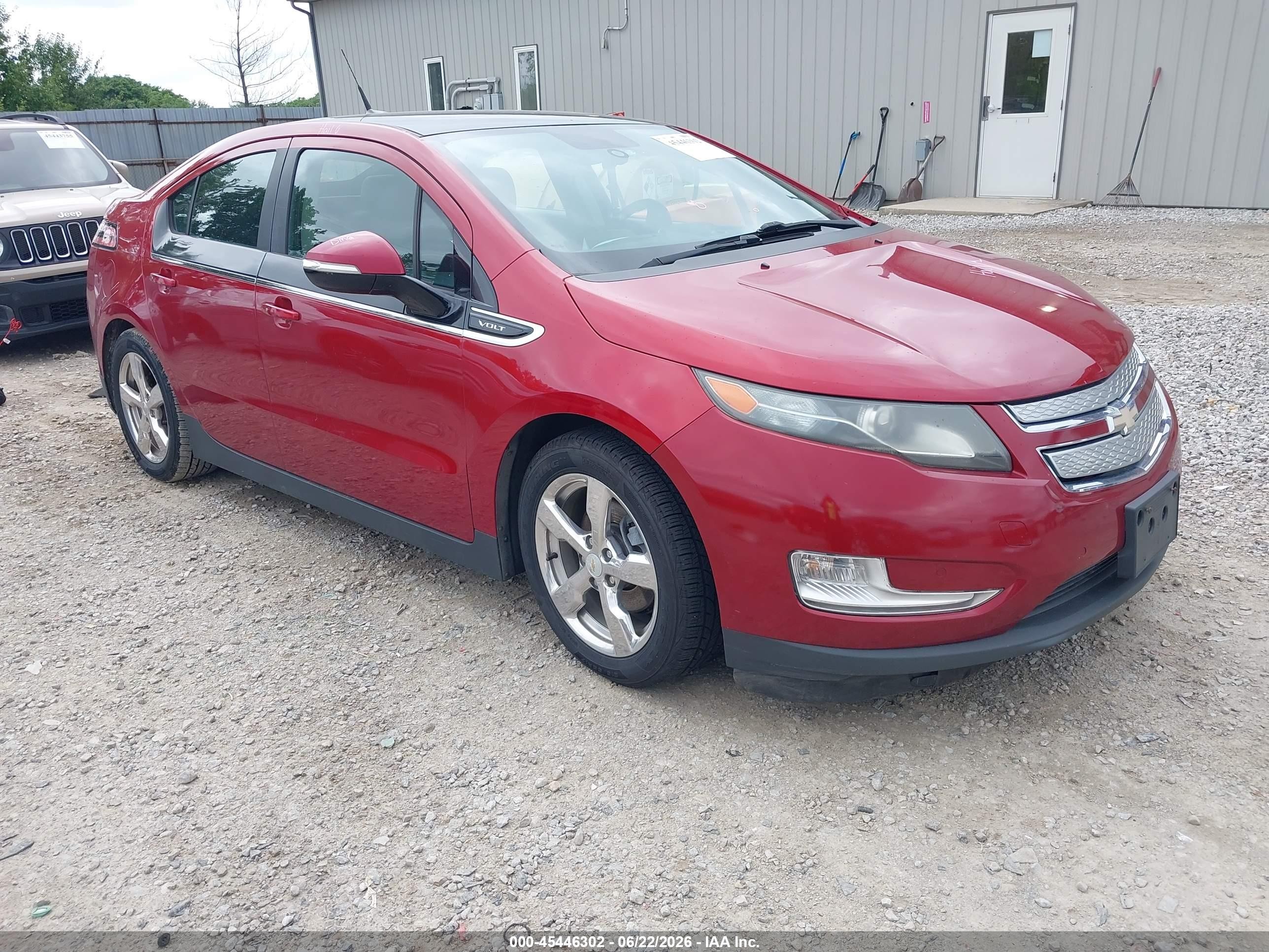 2012 Chevrolet Volt Maroon vin: 1G1RC6E44CU100346