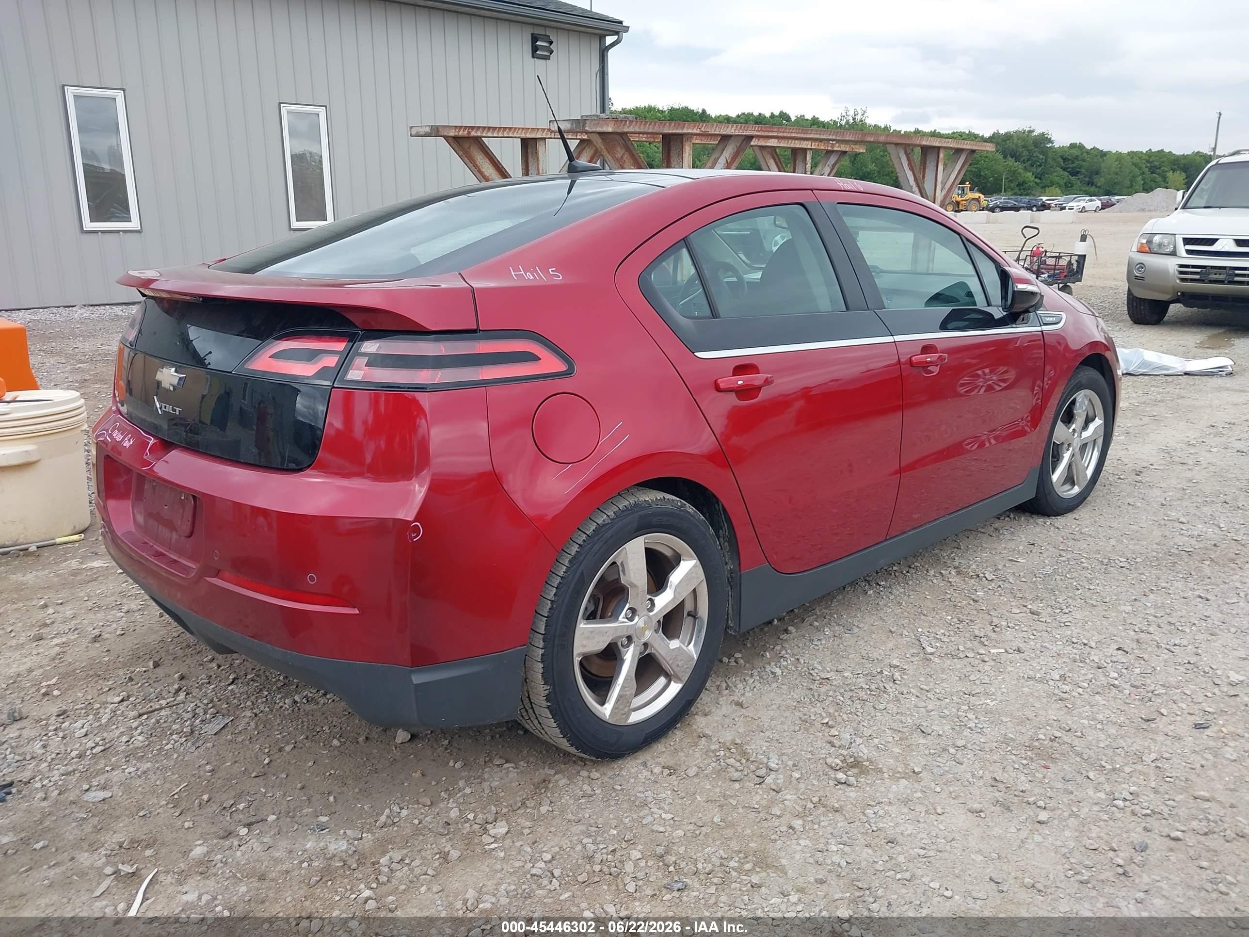 2012 Chevrolet Volt Maroon vin: 1G1RC6E44CU100346