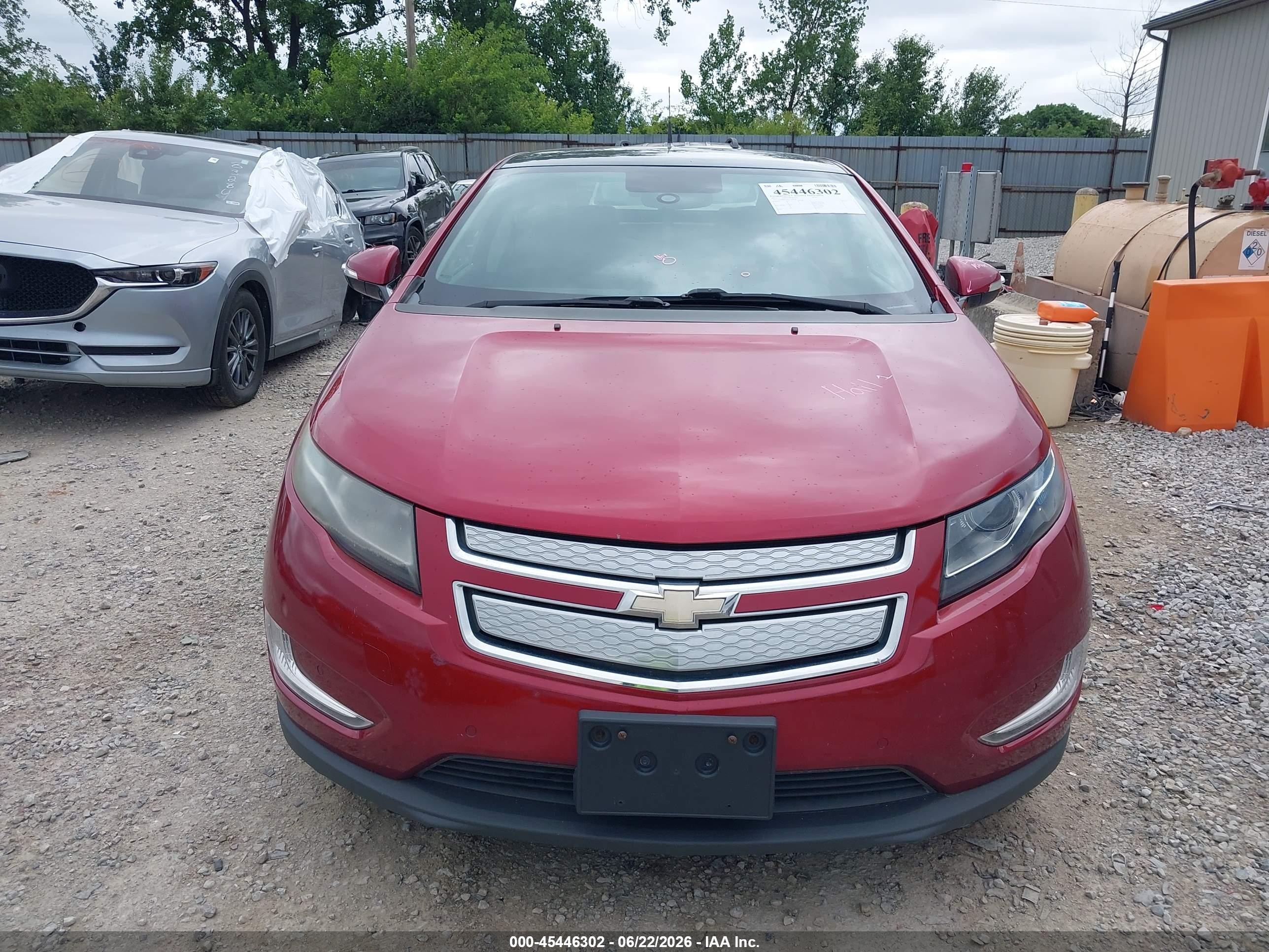 2012 Chevrolet Volt Maroon vin: 1G1RC6E44CU100346