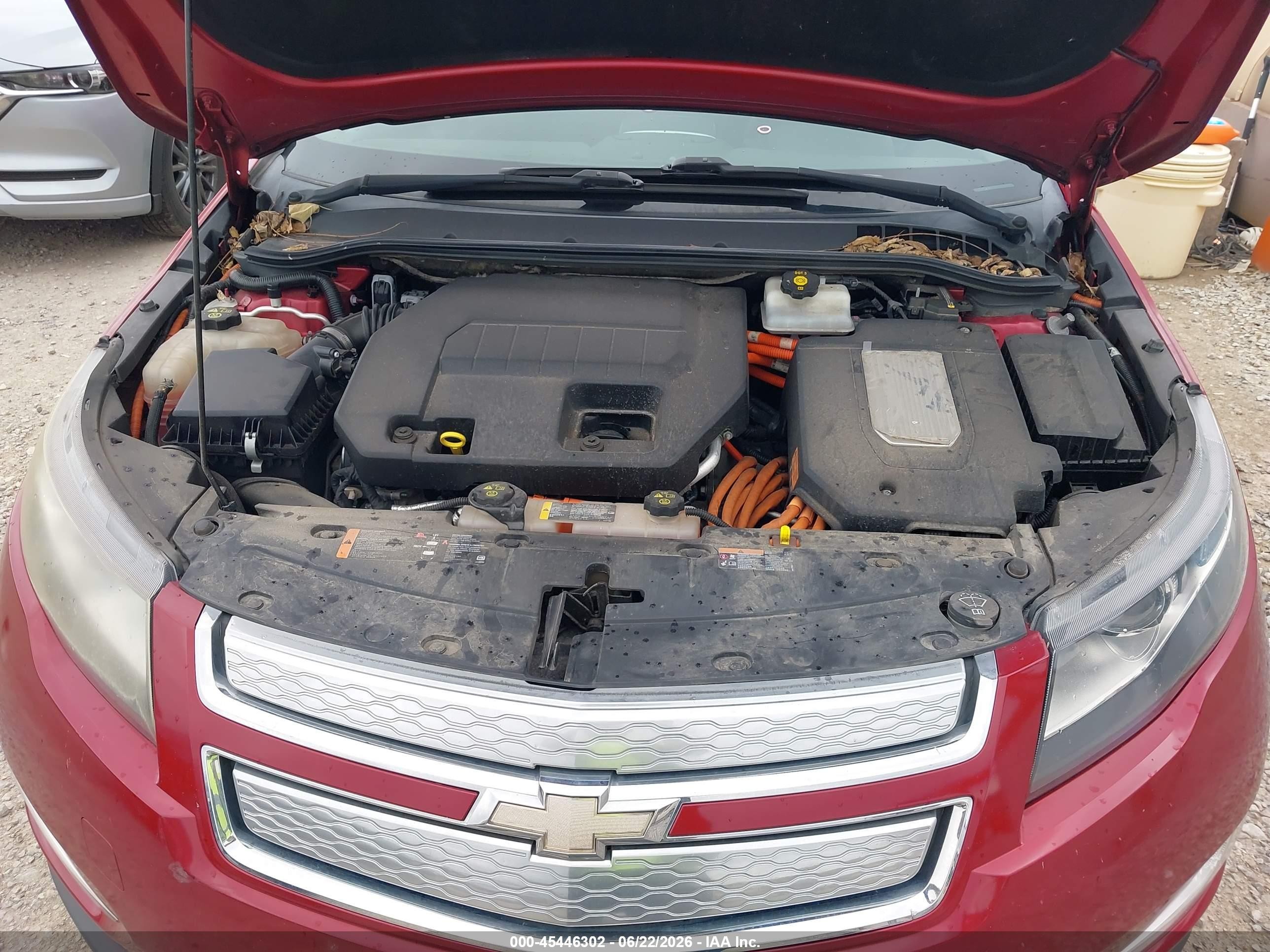 2012 Chevrolet Volt Maroon vin: 1G1RC6E44CU100346