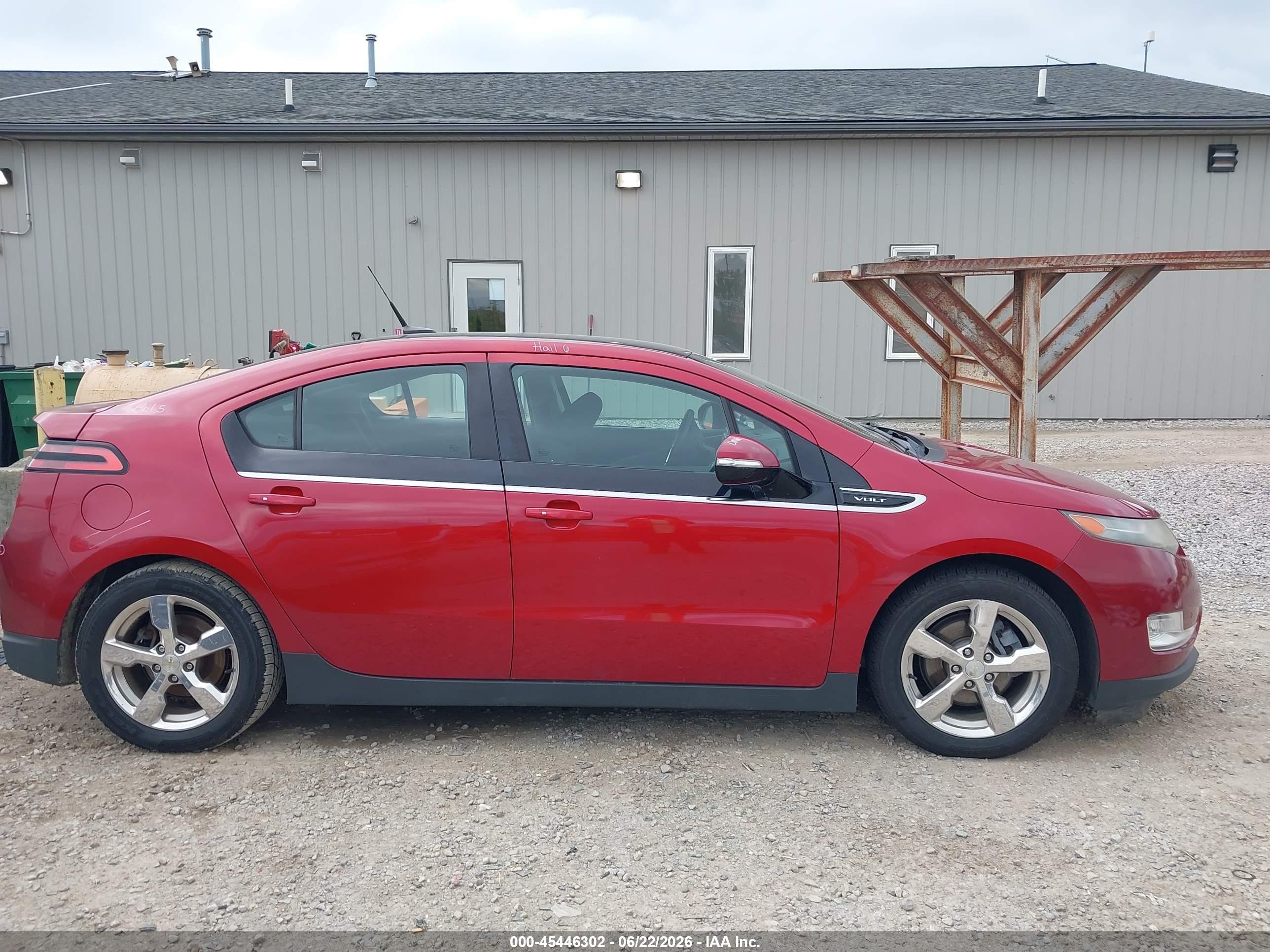 2012 Chevrolet Volt Maroon vin: 1G1RC6E44CU100346