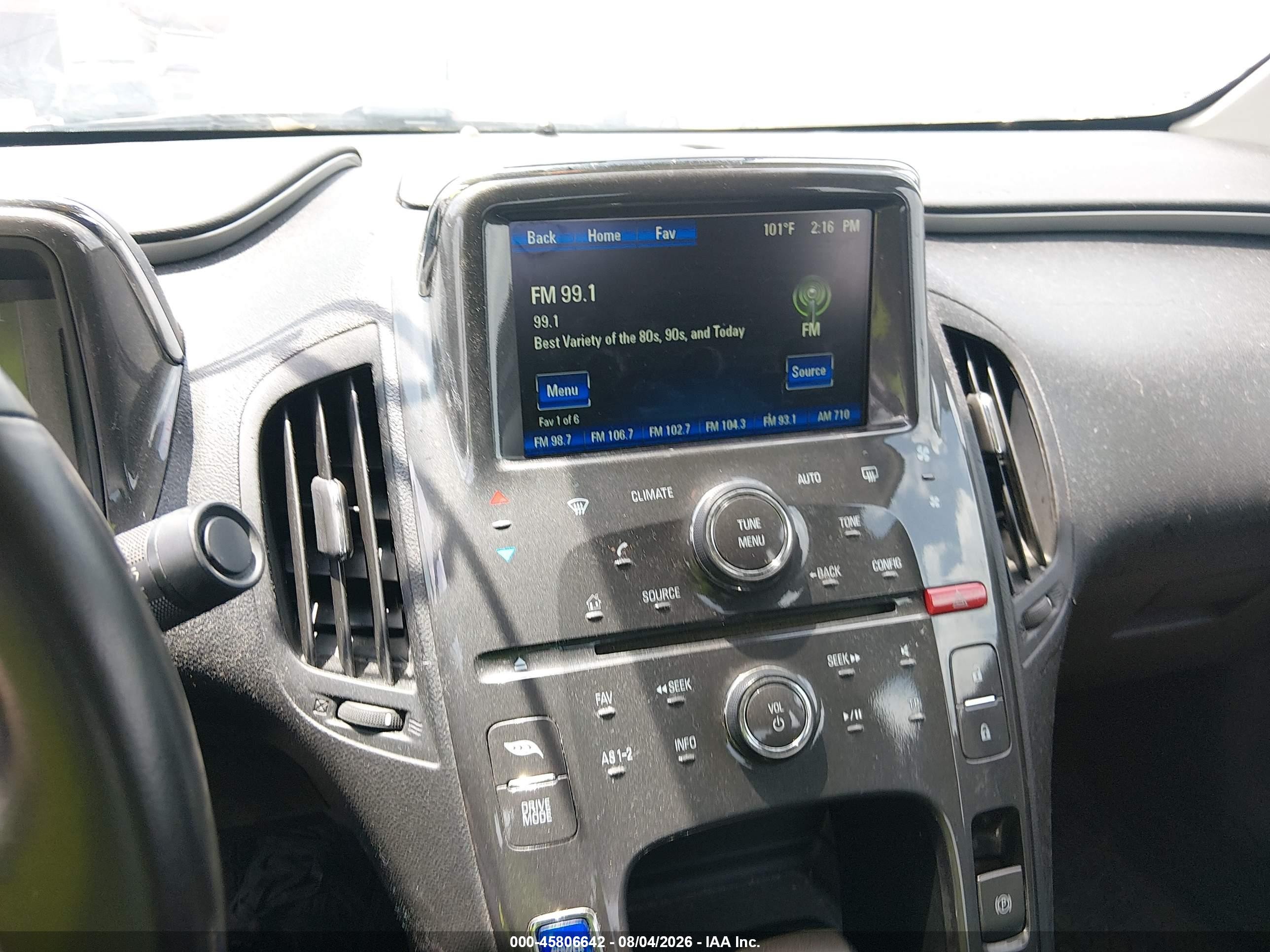 2015 Chevrolet Volt   Gray vin: 1G1RC6E44FU133464
